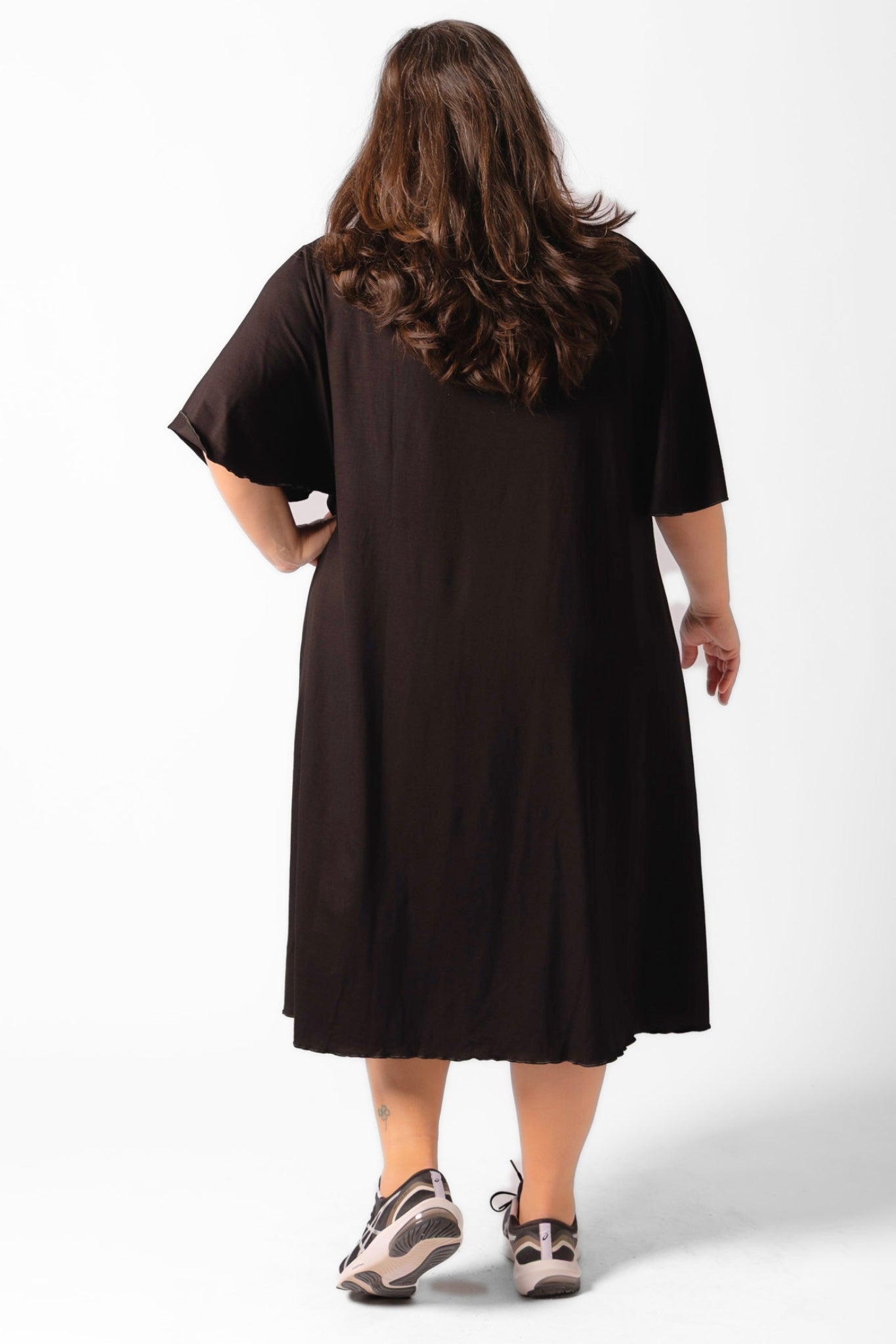 Jurk Karin 110cm | A-lijn | Viscose | Vlindermouw