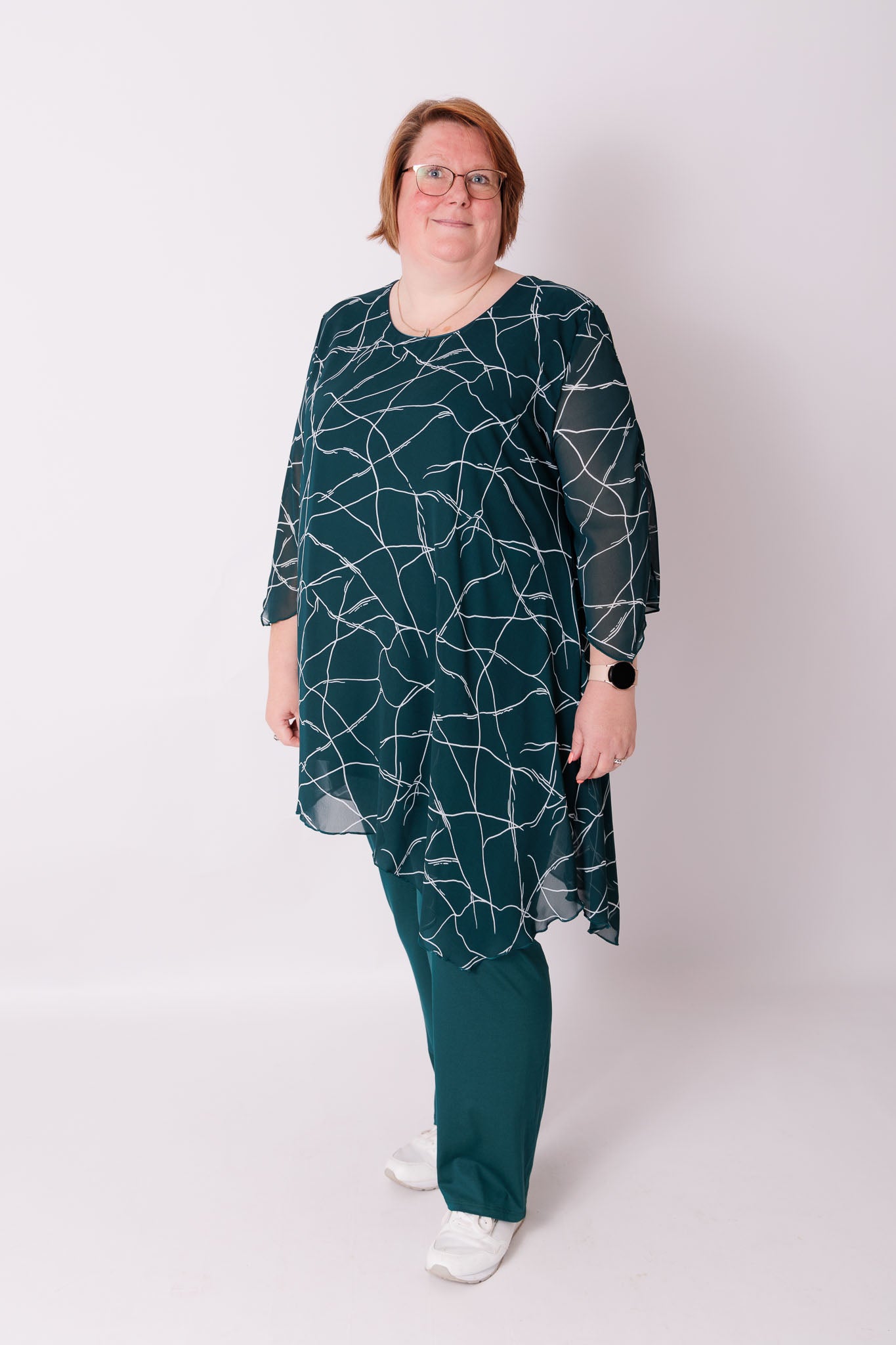 Klassieke broek rechte pijpen viscose | binnenbeenlengte 70-75cm