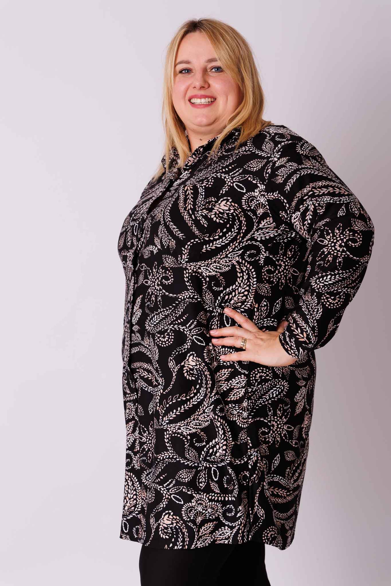 Blouse Tonny A-lijn paisley kimo