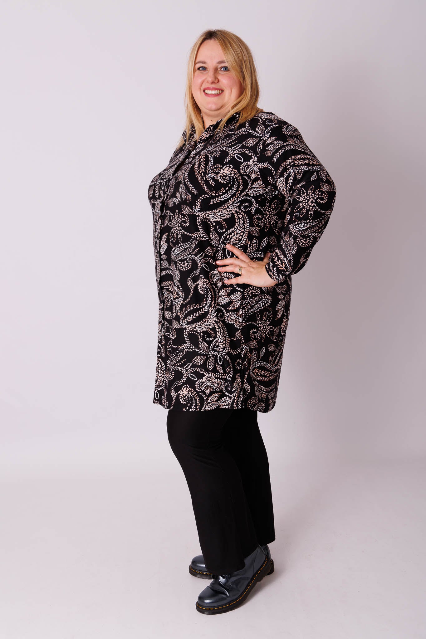 Blouse Tonny A-lijn paisley kimo