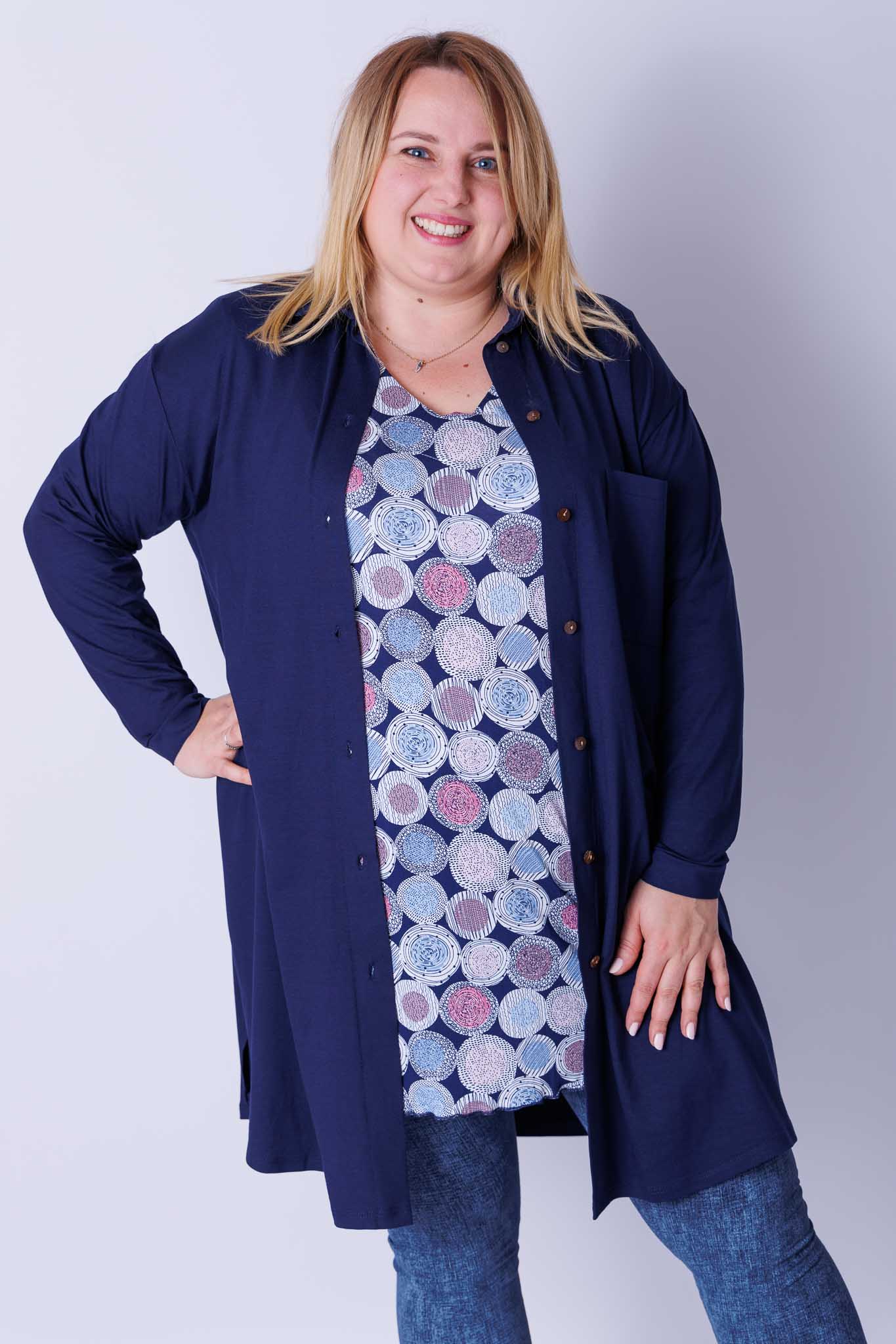 Blouse Tonny | A-lijn | lange mouw | Viscose | 105cm