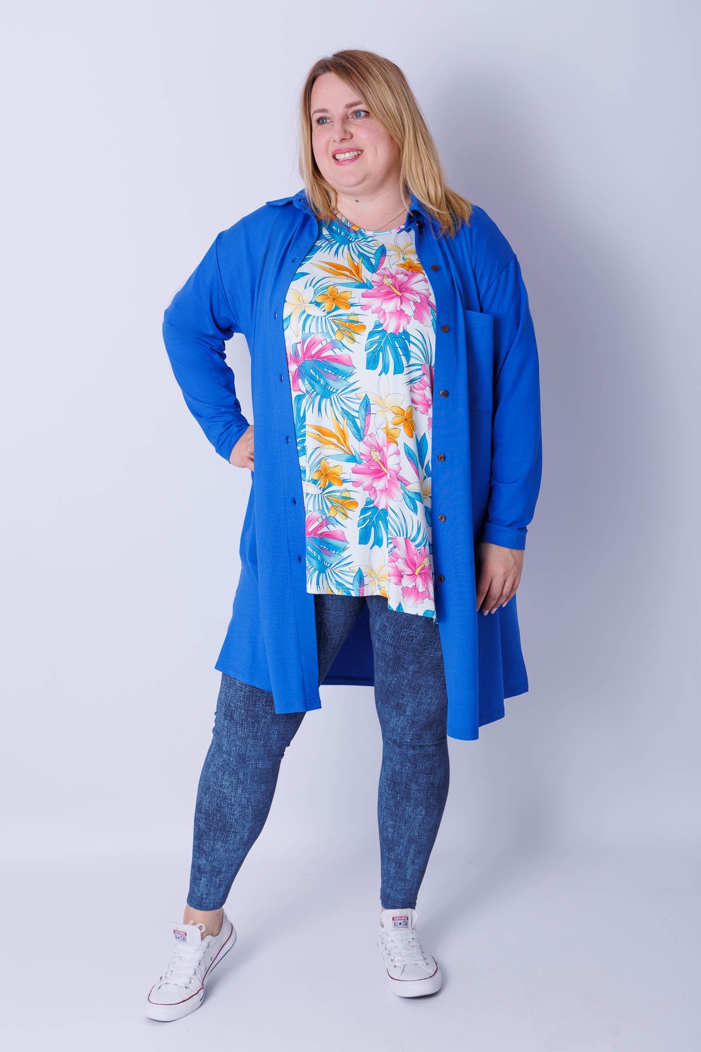 Blouse Tonny | A-lijn | lange mouw | Viscose | 105cm