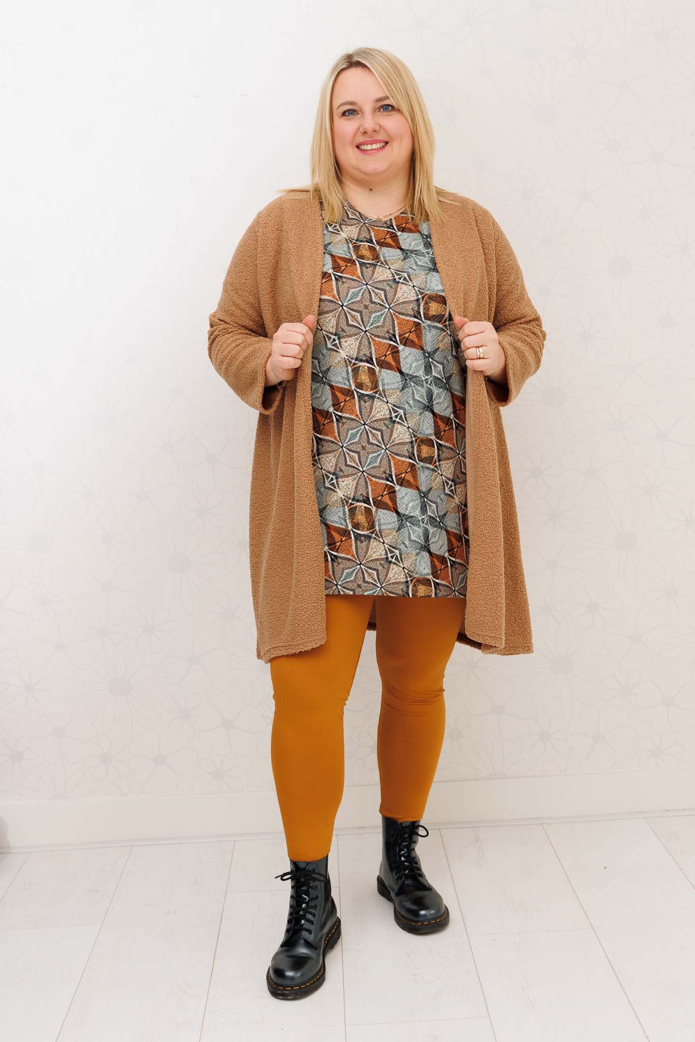 Shirt Eva diamant viscose 90cm
