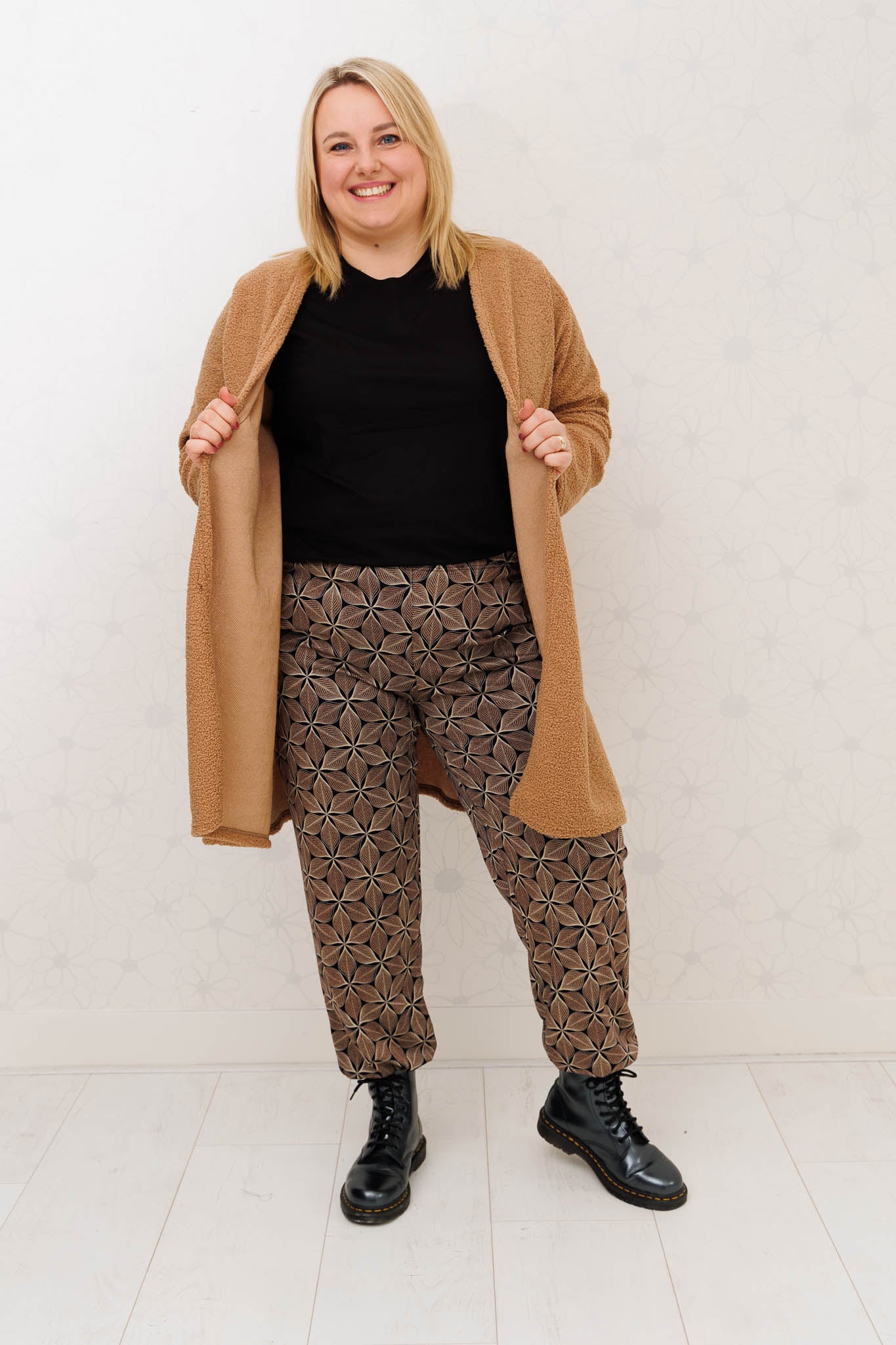Broek Esther met zakken caleidoscoop | binnenbeen circa. 75cm