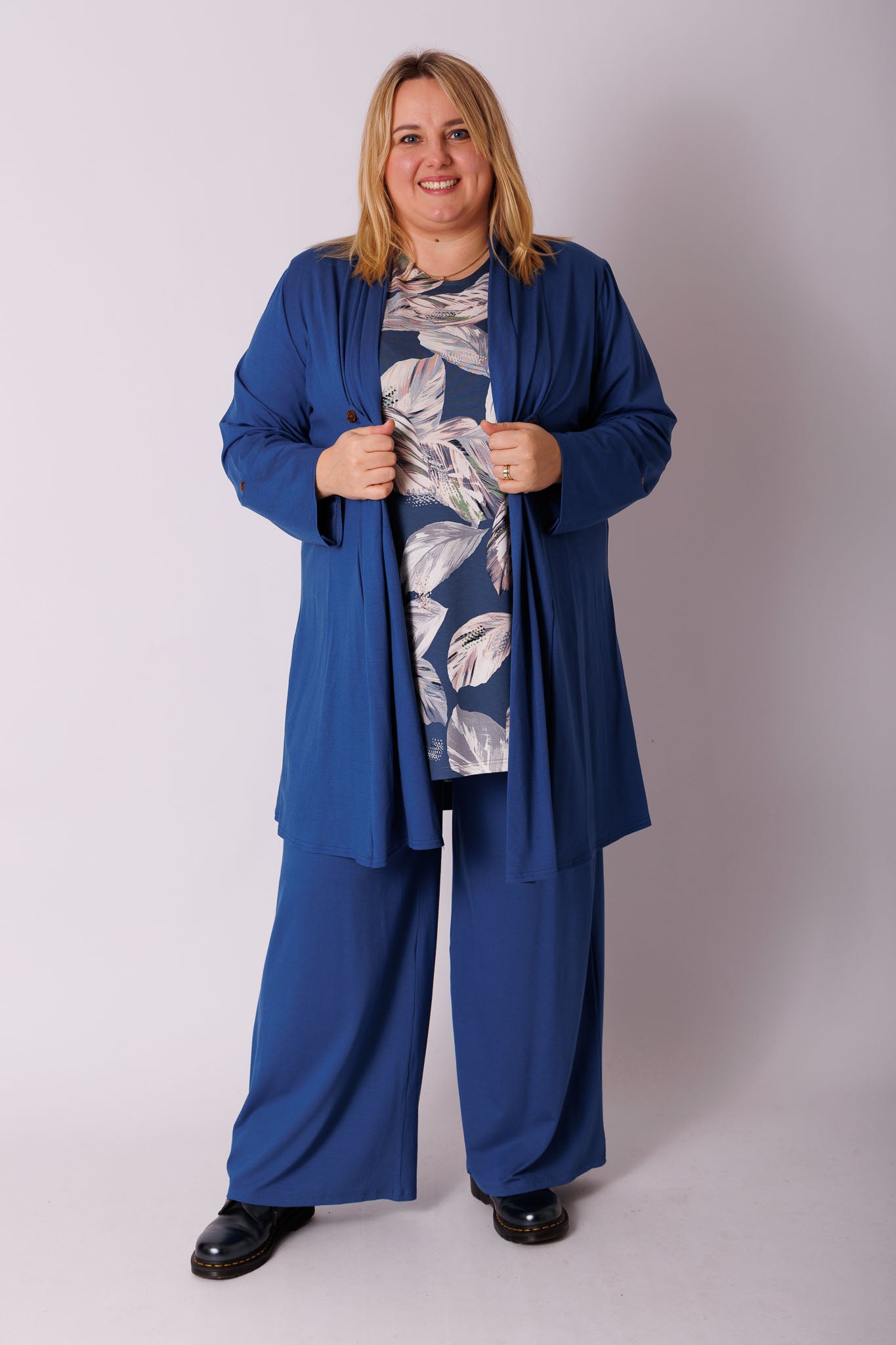 Shirt Eva bladeren viscose 90cm