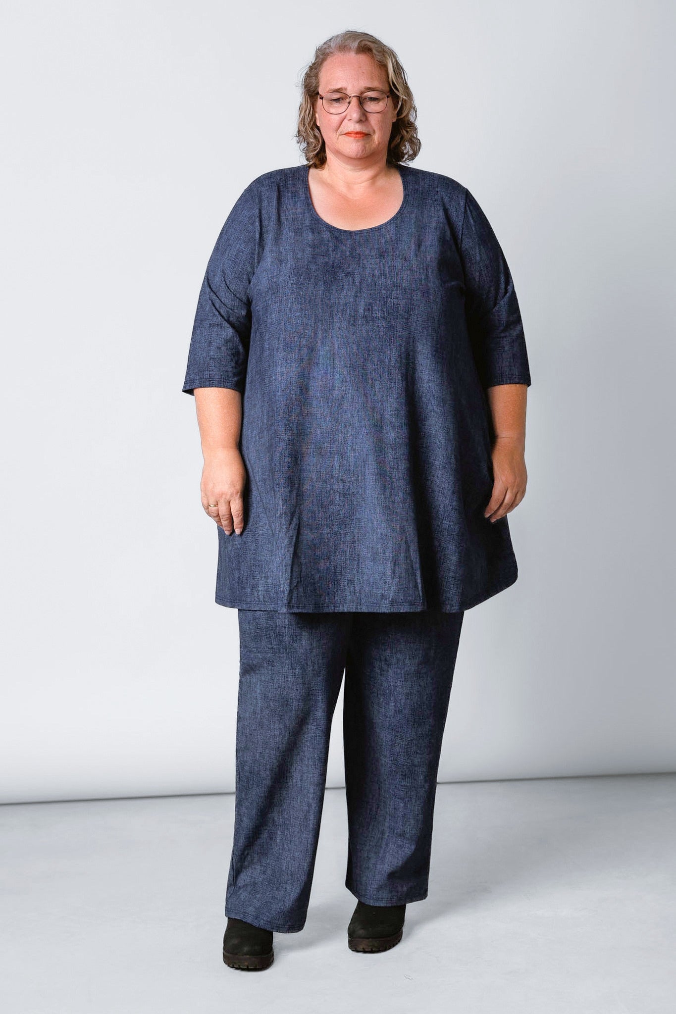 Broek Anita | All Cotton | Licht Wijde Pijp | 3 Lengtes