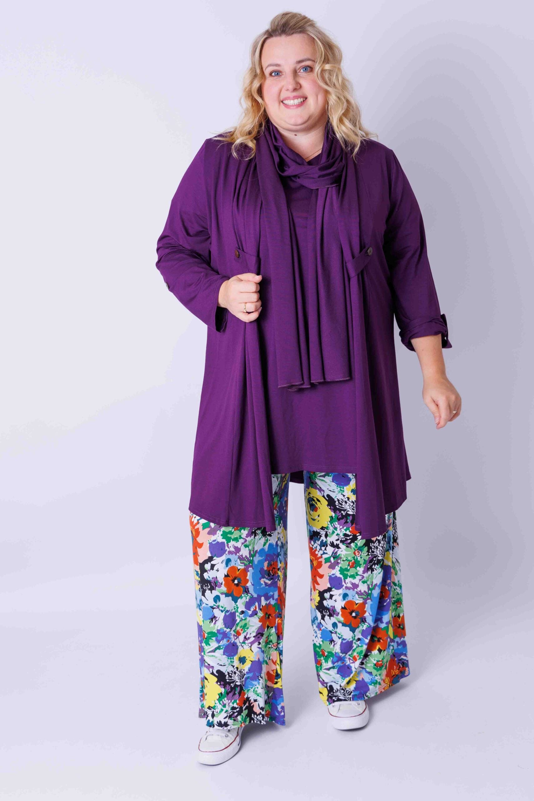 Sjaal viscose lengte ca 230 cm
