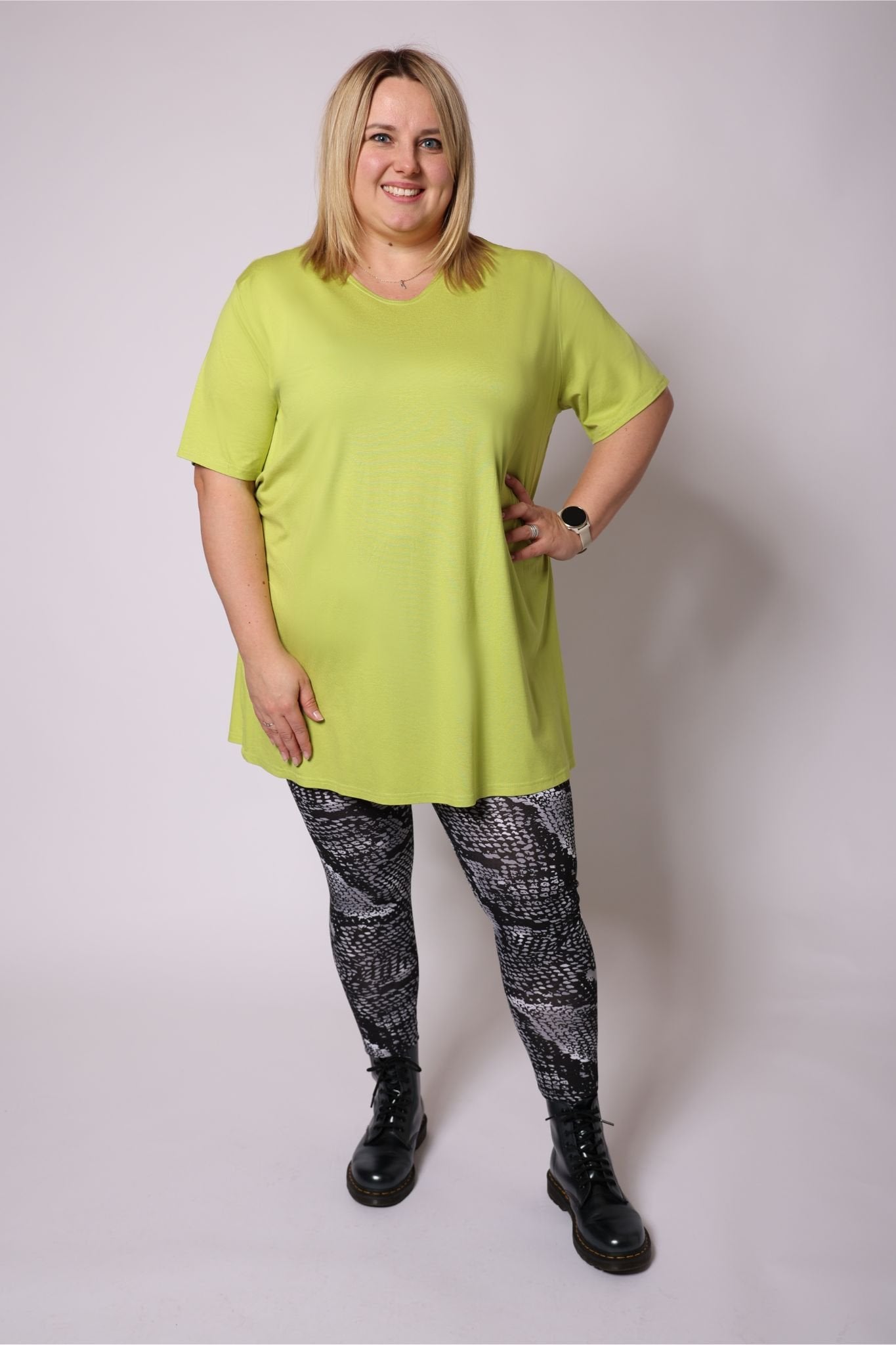 T-shirt Eva viscose 90cm zomer kleurtjes