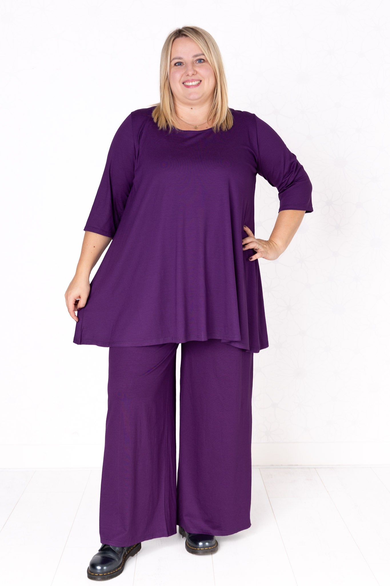 Top Durkje | 3/4 mouwen | Viscose | A-lijn | 80/86 cm