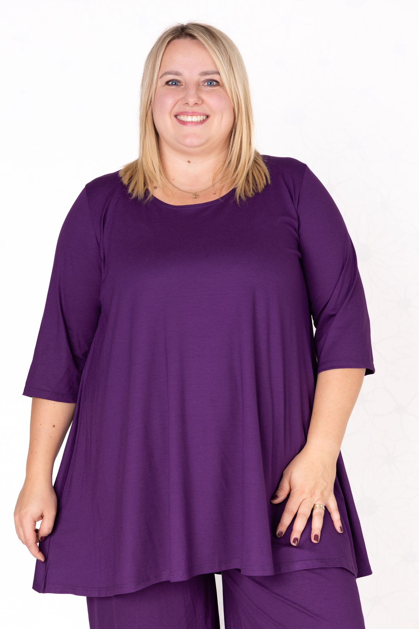 Top Durkje | 3/4 mouwen | Viscose | A-lijn | 80/86 cm