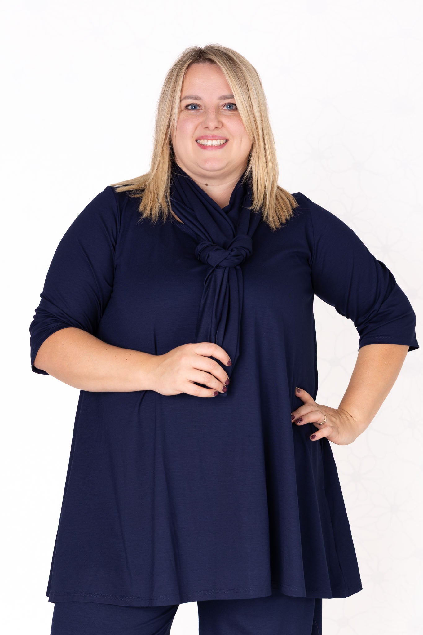 Top Durkje | 3/4 mouwen | Viscose | A-lijn | 80/86 cm