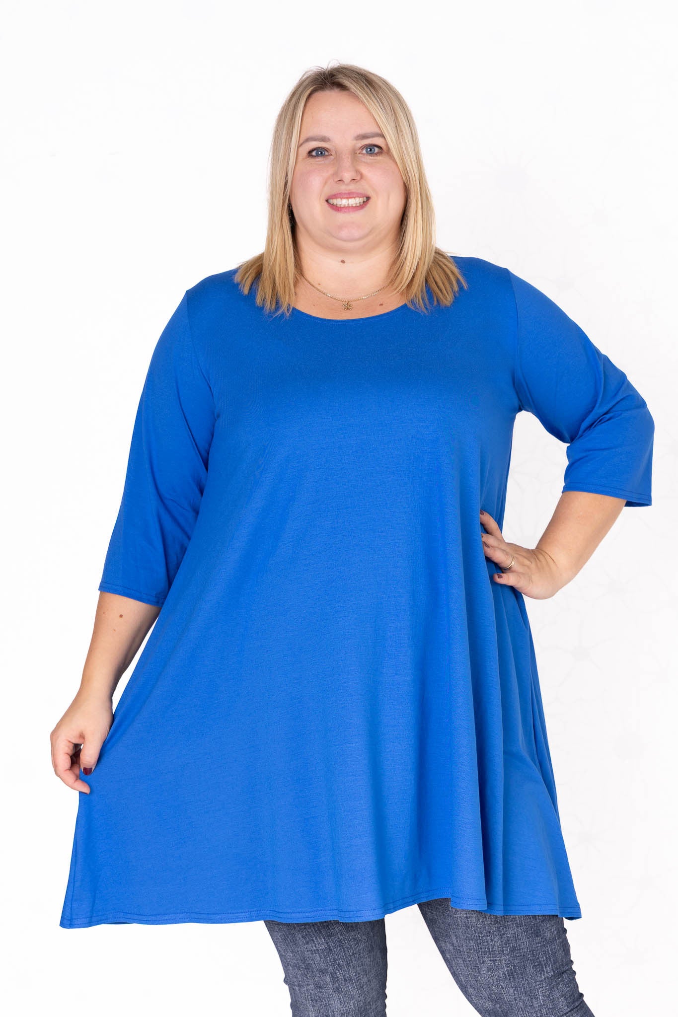 Top Durkje | 3/4 mouwen | Viscose | A-lijn | 90/96 cm