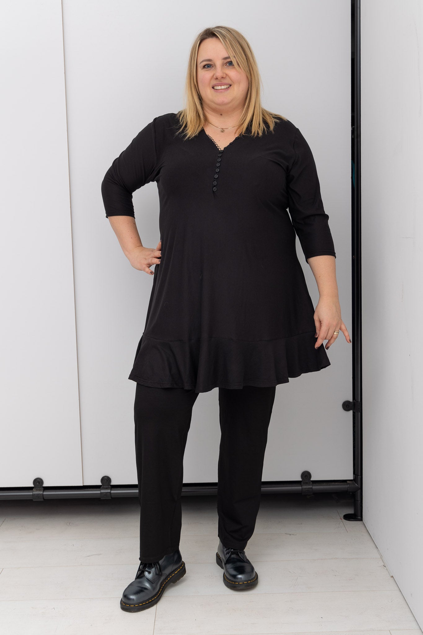 Top Ada zwart kimo 100 cm