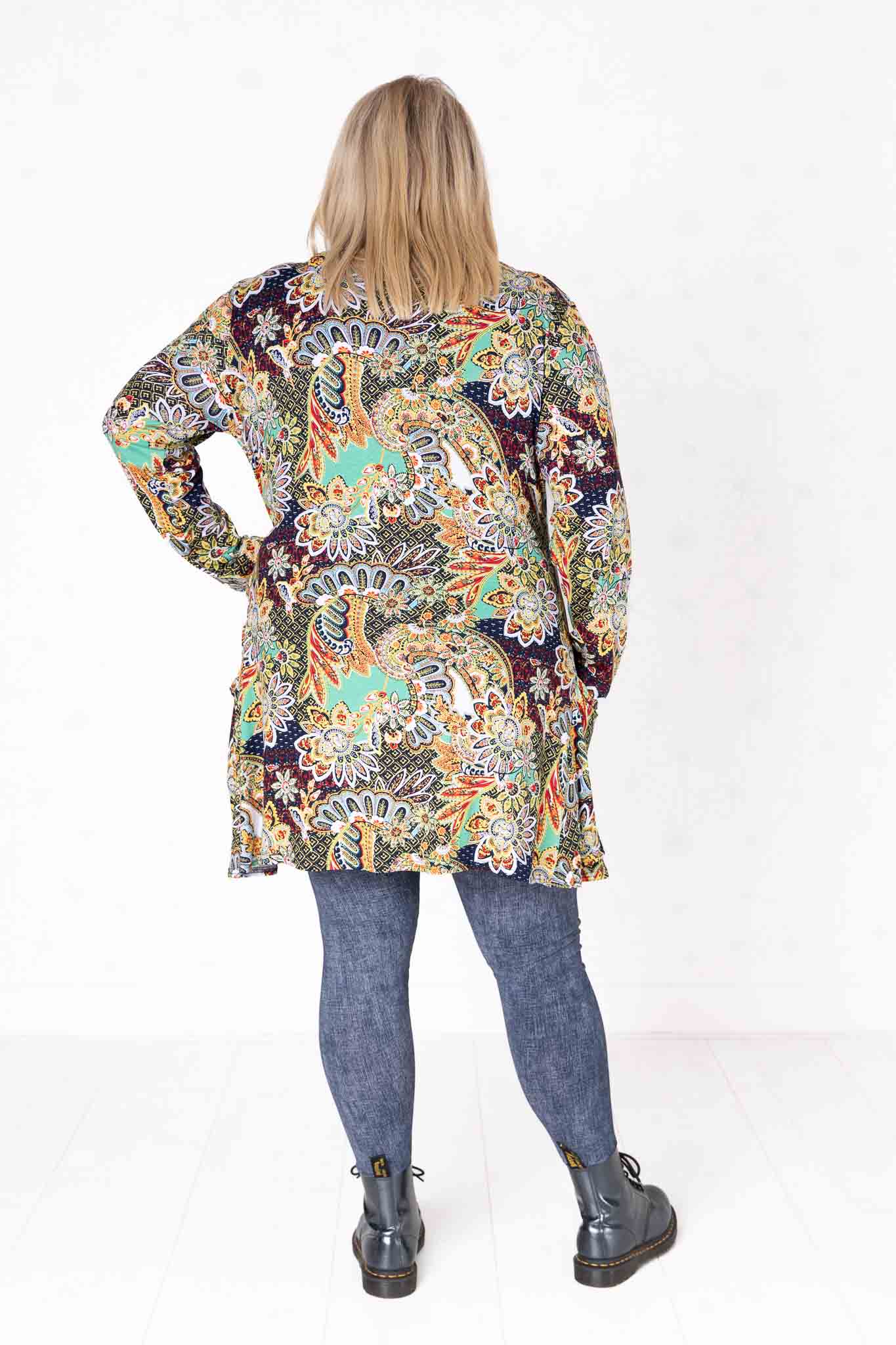 Top Bozenka | Boho Chic | met zakken | Viscose | A-lijn | 85-95 cm