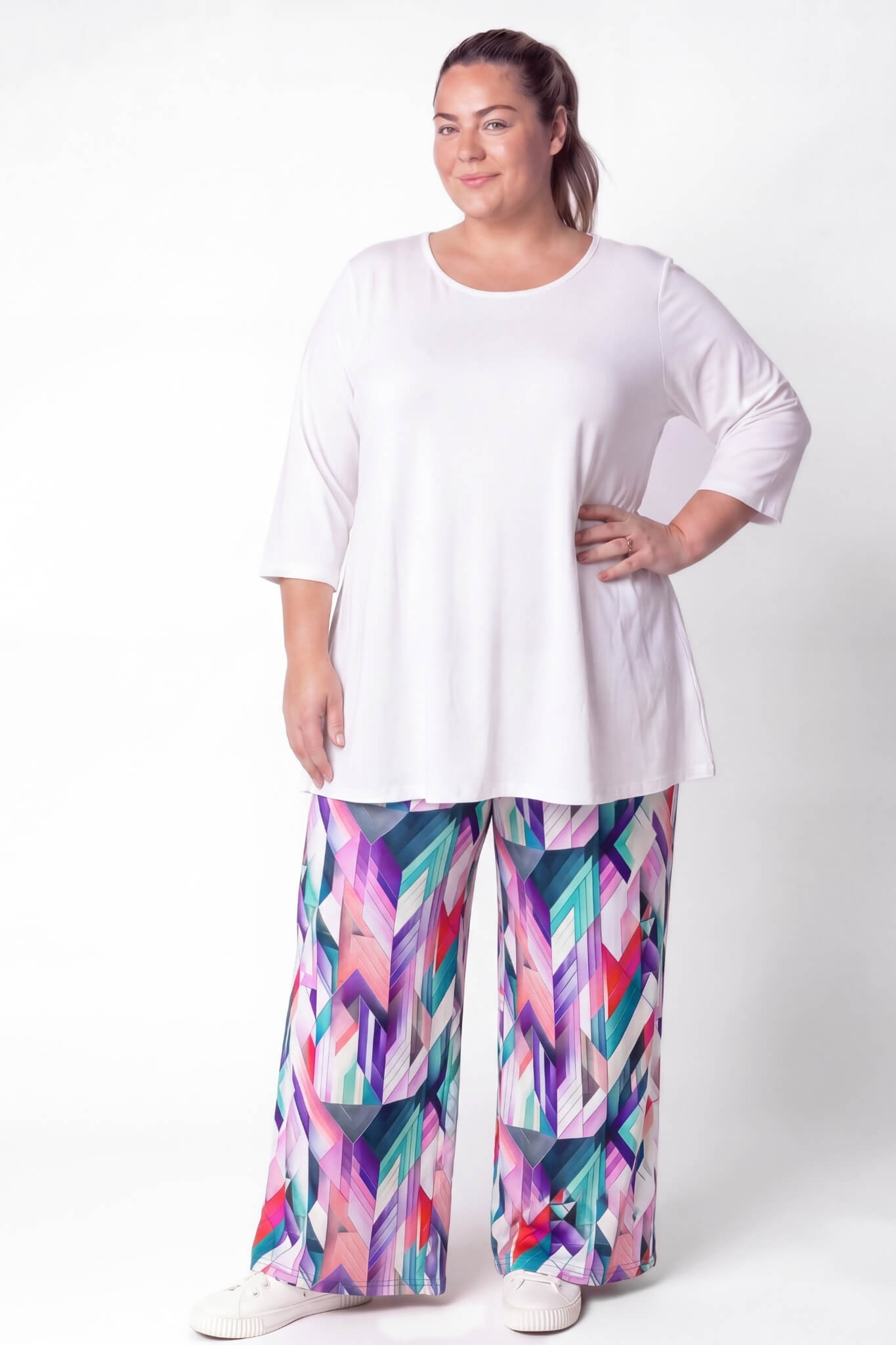 Top Durkje | 3/4 mouwen | Viscose | A-lijn | 80/86 cm