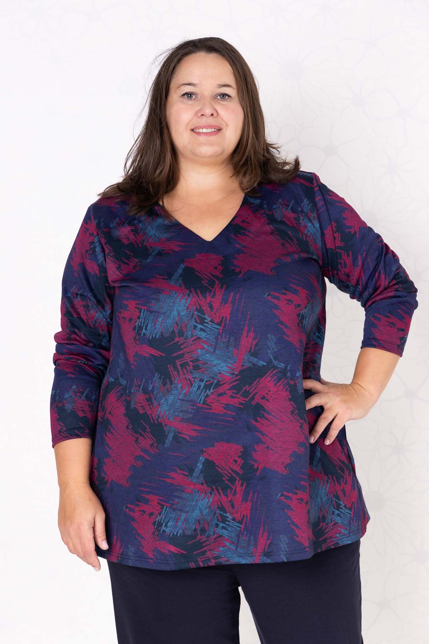 Top Erna | Midnight Brush | Modal | 80cm