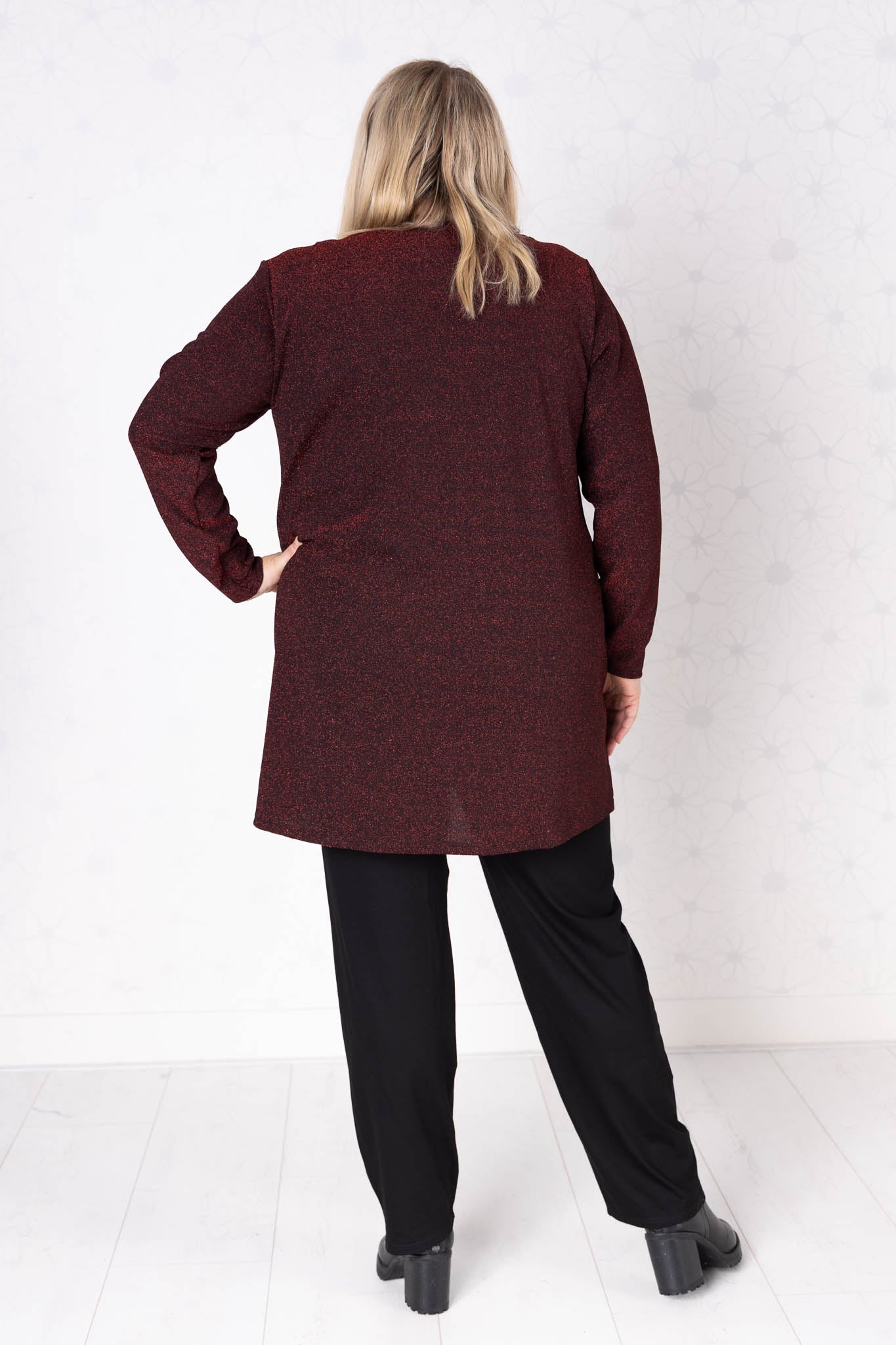 Top Erna Luna Sparkle | Feestelijke glans & comfort |vier kleuren | 90 cm