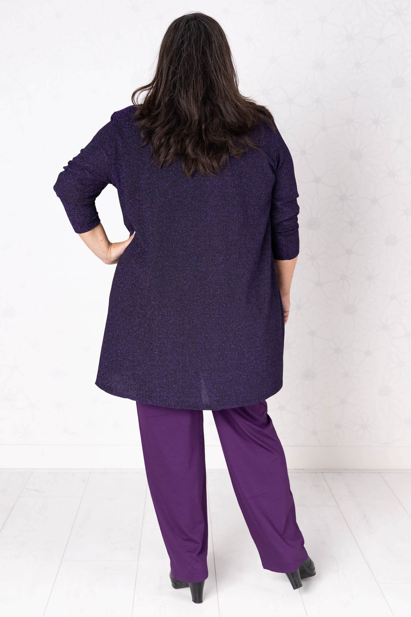 Top Erna Luna Sparkle | Feestelijke glans & comfort |vier kleuren | 90 cm