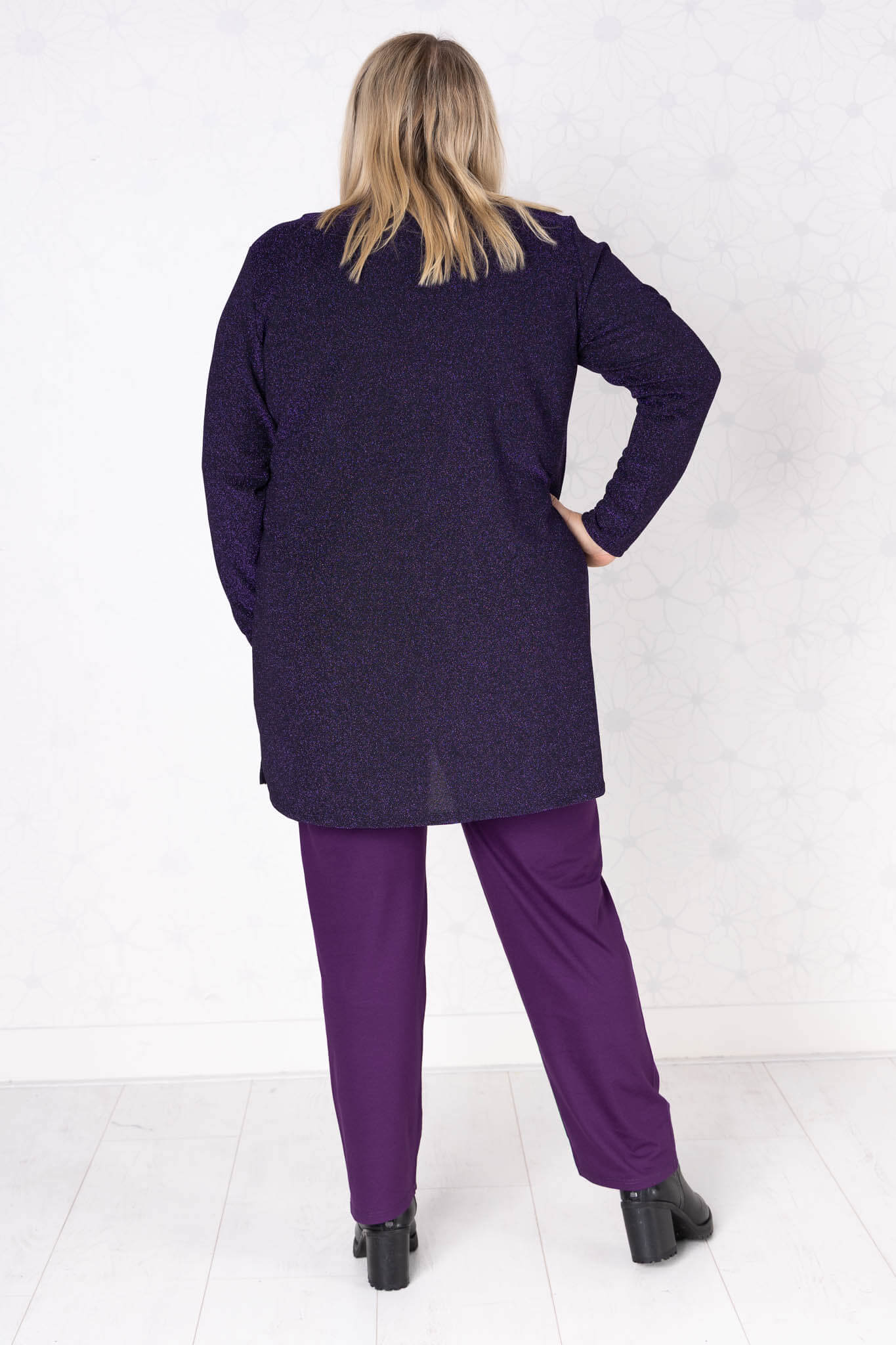 Top Erna Luna Sparkle | Feestelijke glans & comfort |vier kleuren | 90 cm