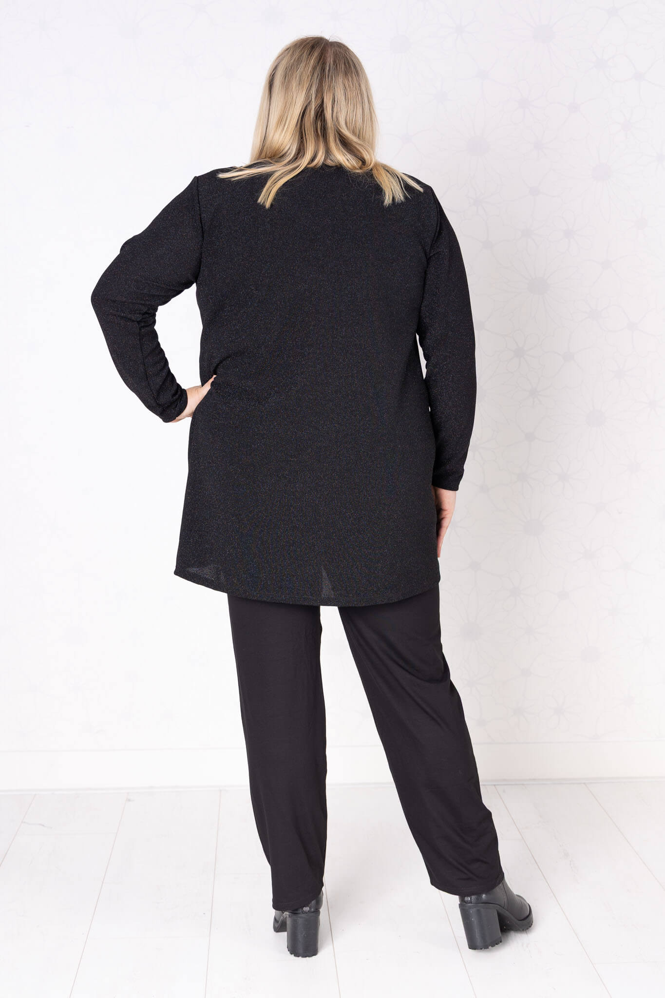 Top Erna Luna Sparkle | Feestelijke glans & comfort |vier kleuren | 90 cm