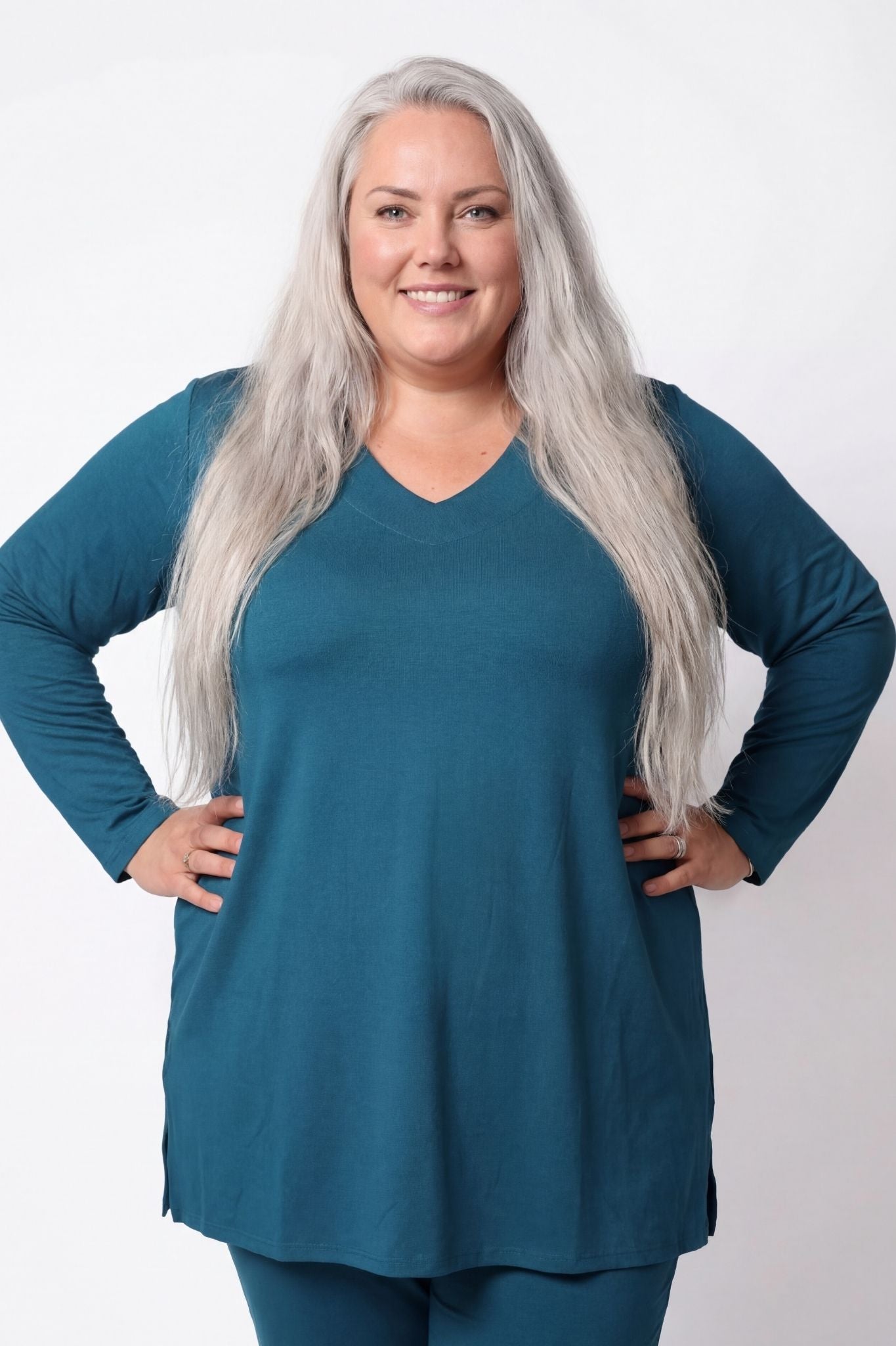 Top Erna | lange mouwen | viscose | 90cm