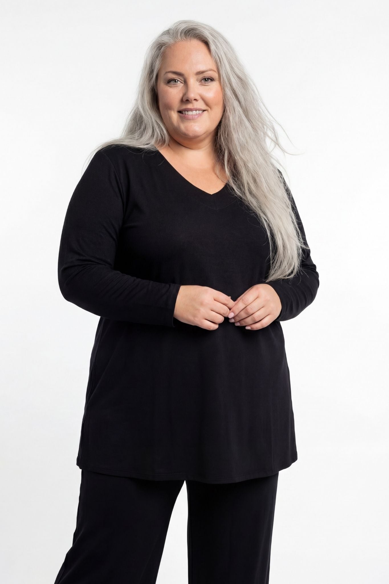 Top Erna | lange mouwen | viscose | 90cm