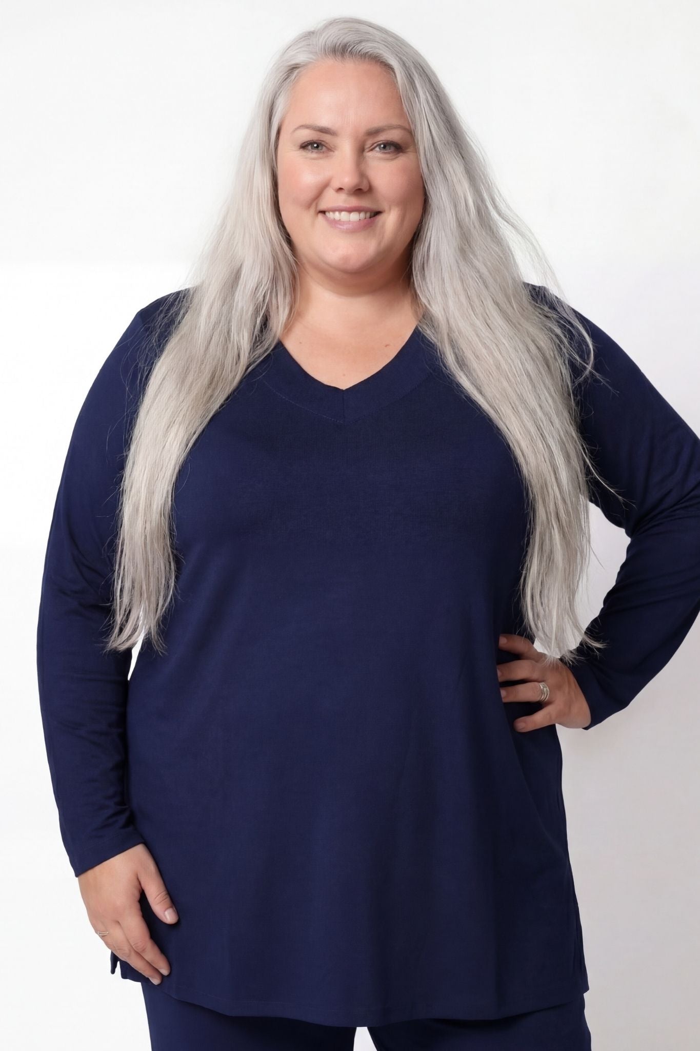 Top Erna | lange mouwen | viscose | 90cm