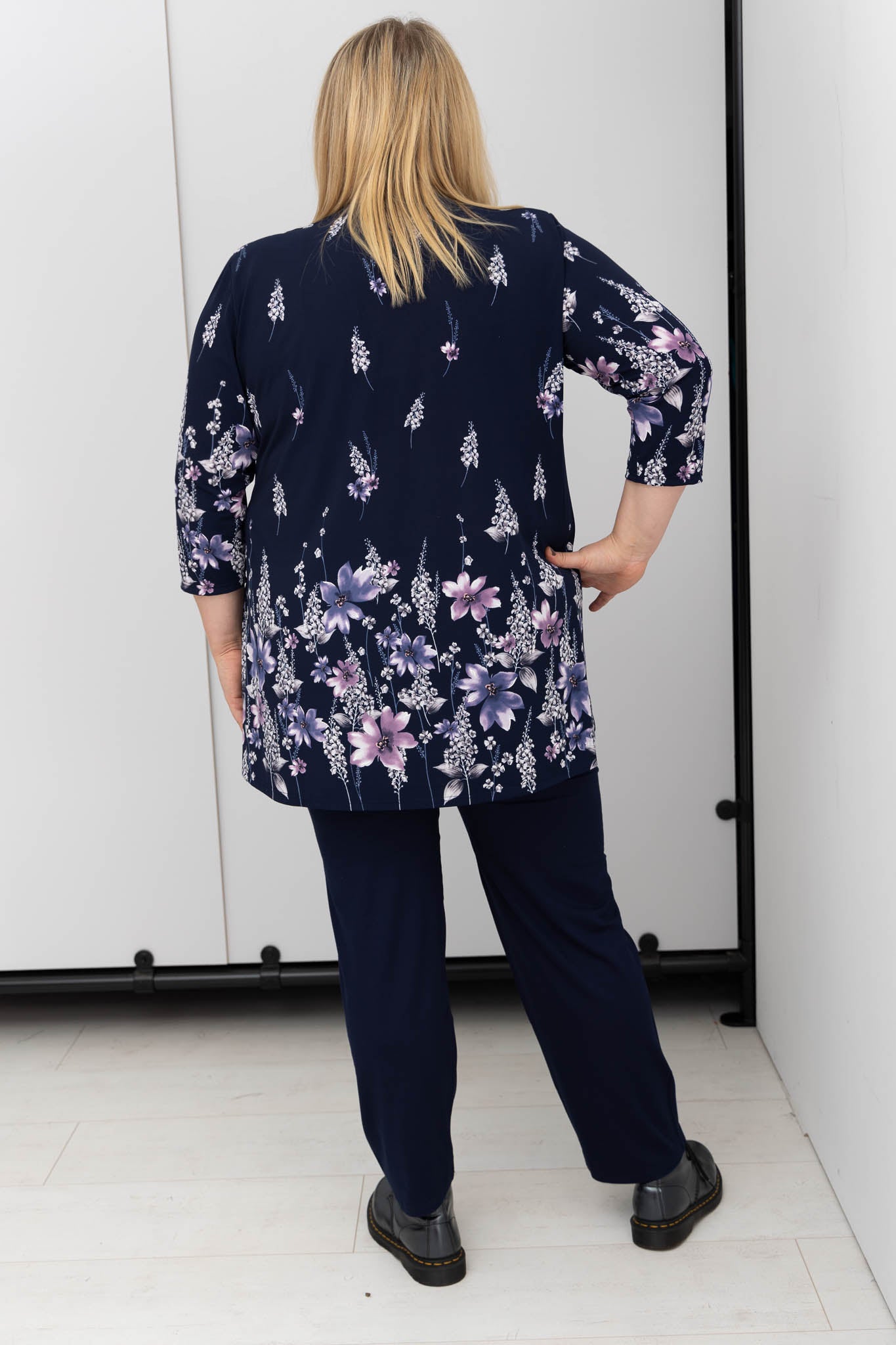 Top Hollandia lupine bloemen, travel stof, lengte 82 cm