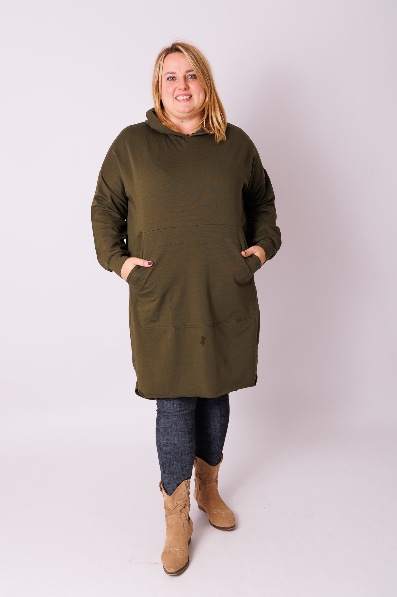 Top met katoen en zak katoen one size 46-52