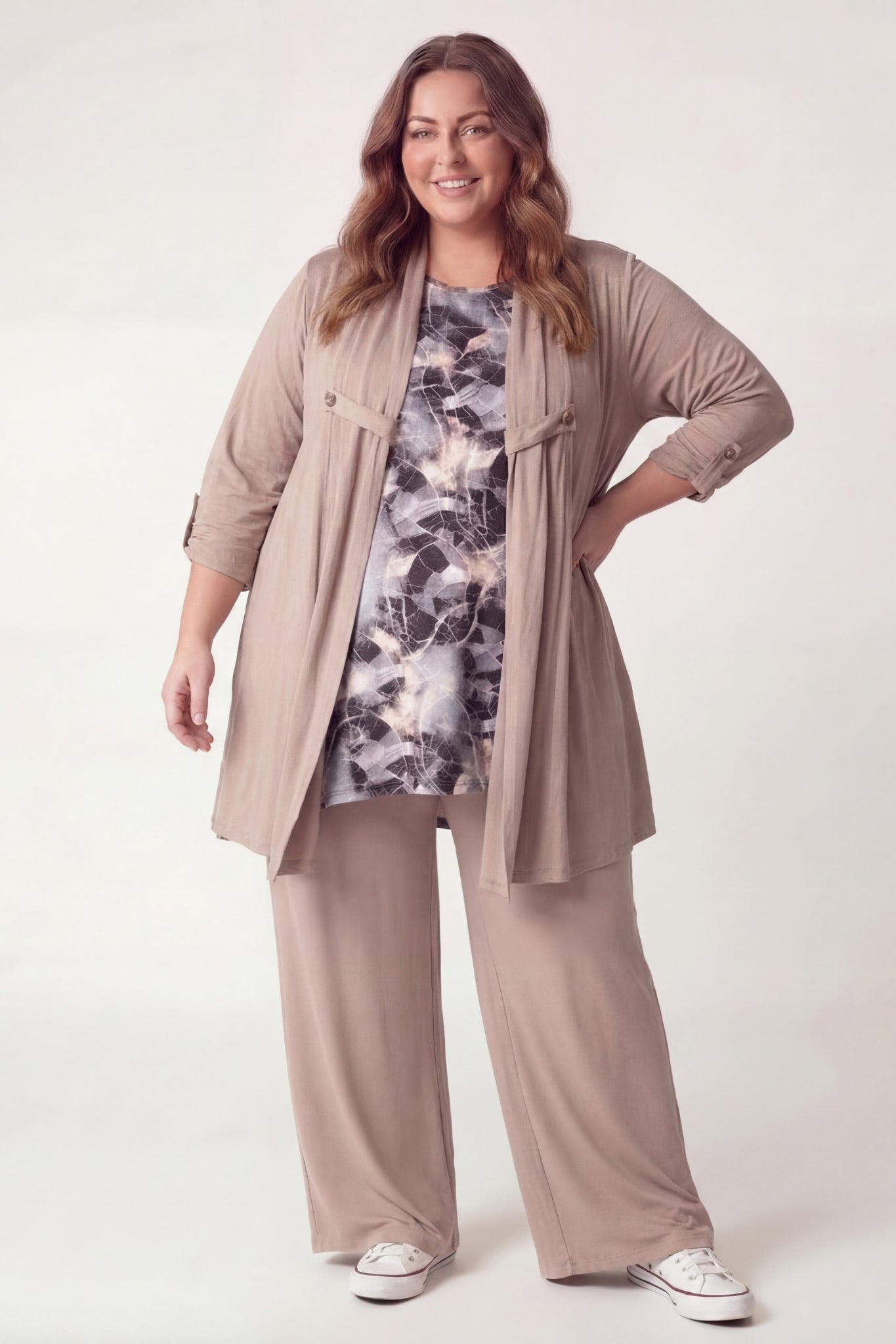 Top Bozenka |Light Mosaic| ITY stof| 85-95 cm