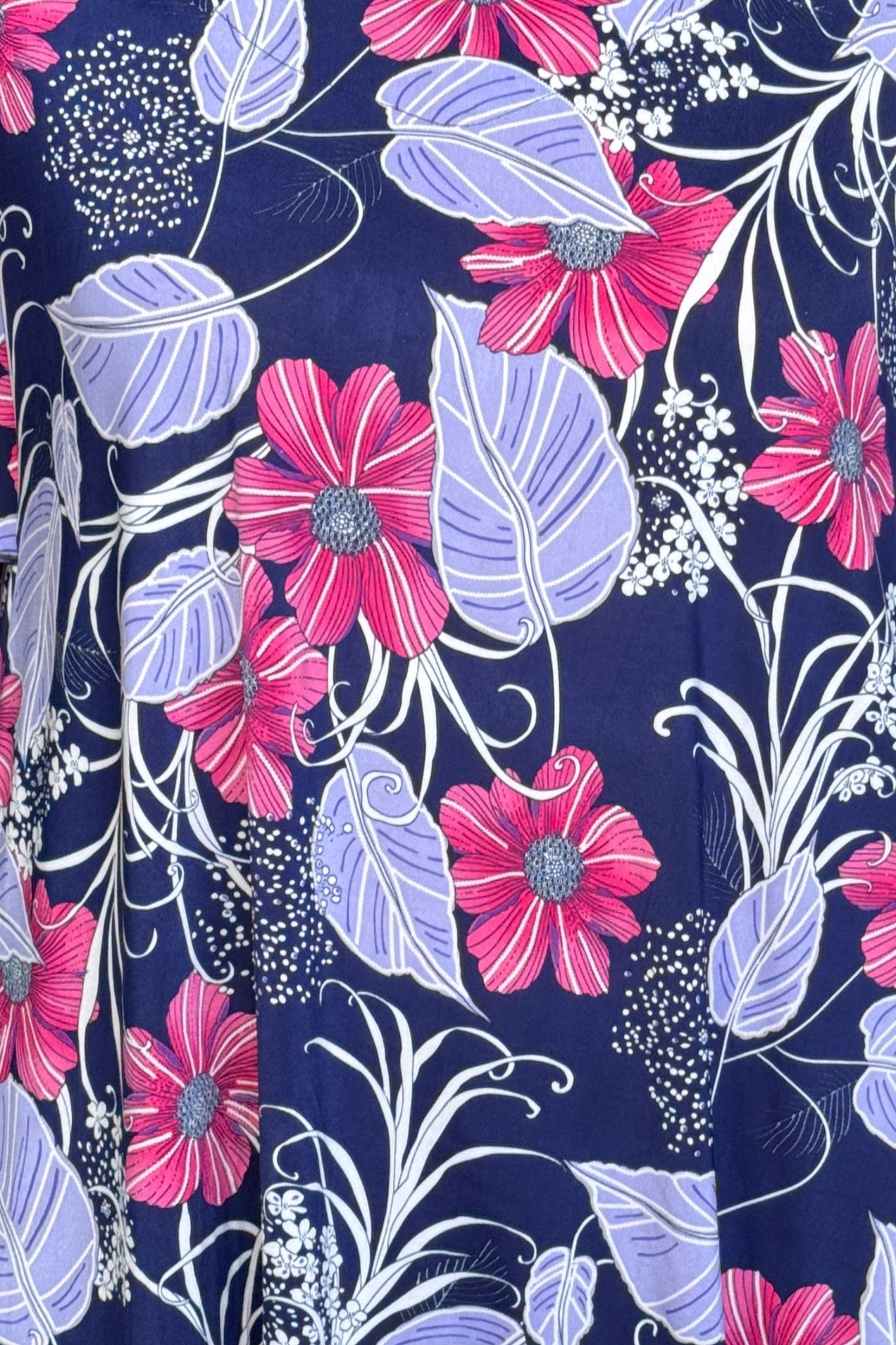 Top Karin 90cm | Vlindermouw | Harmony Bloom | Travelstof Venezia