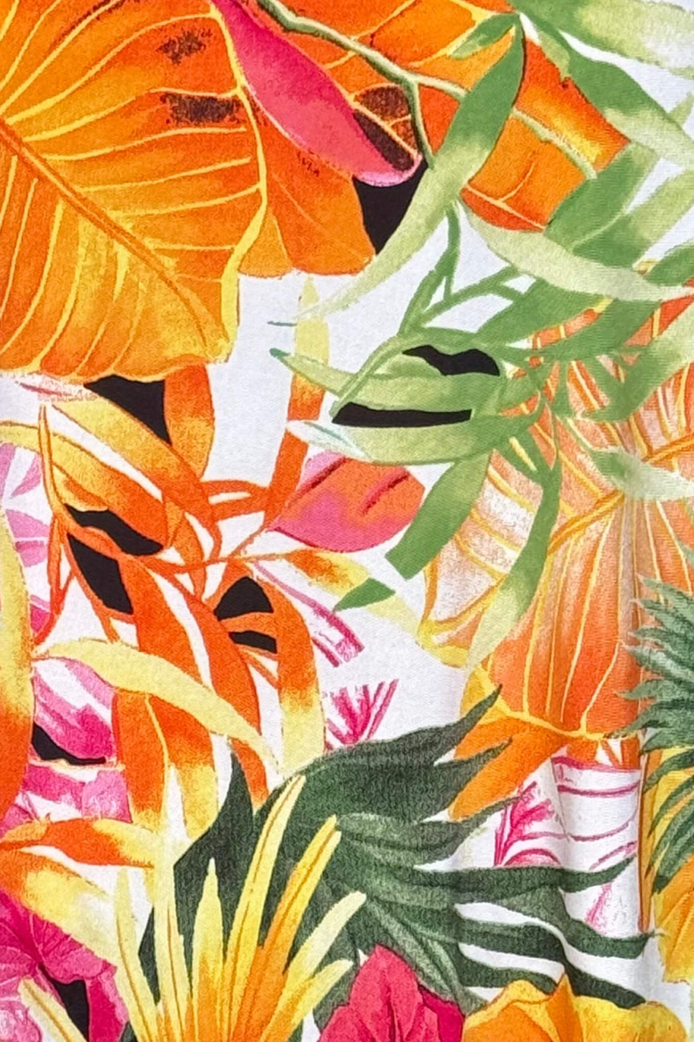 Top Karin 90cm | Vlindermouw | Tropical Bloom | Travelstof Venezia