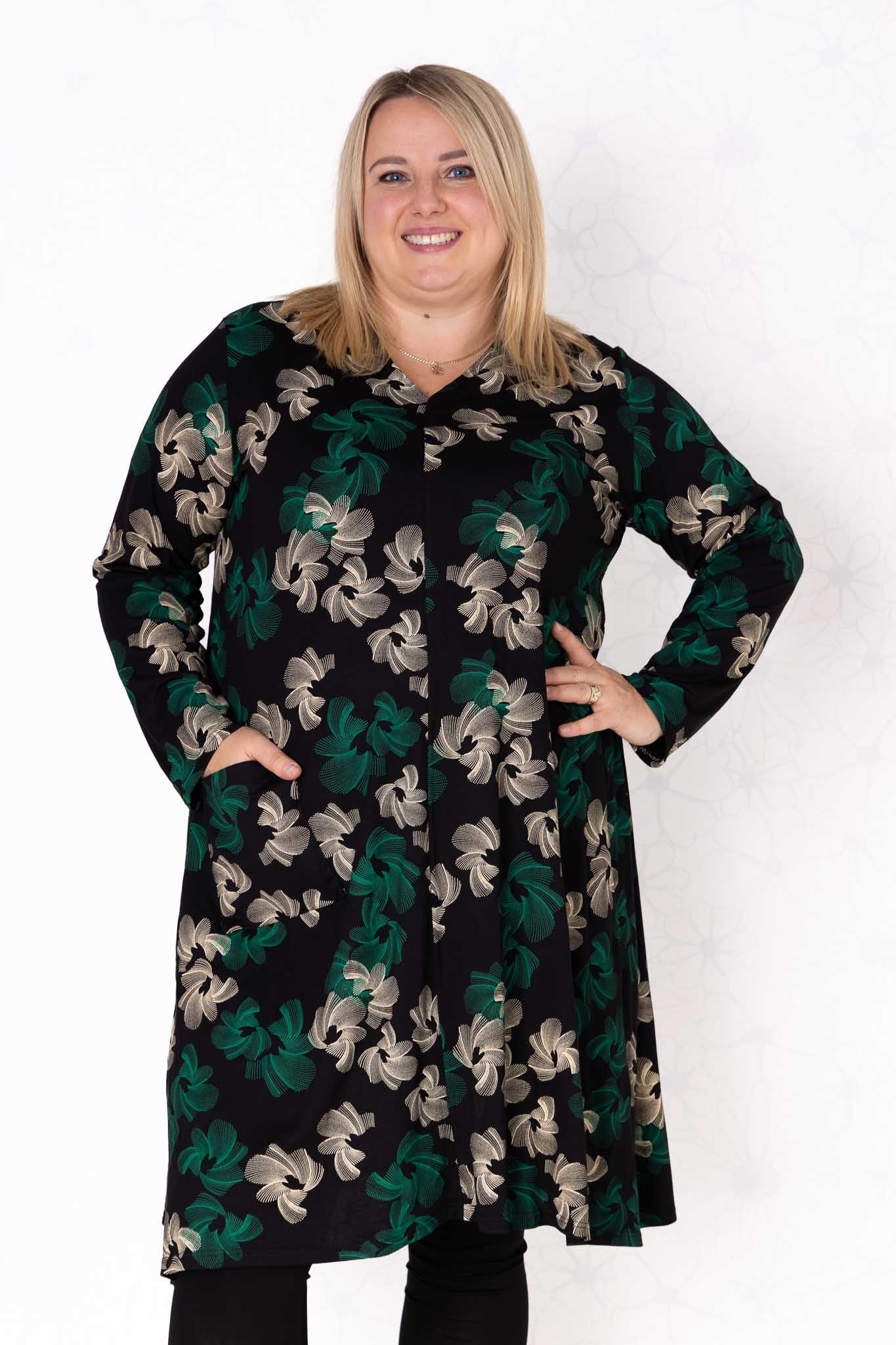 Tuniek Gonny | Bloemen Dans| Viscose | 110 cm