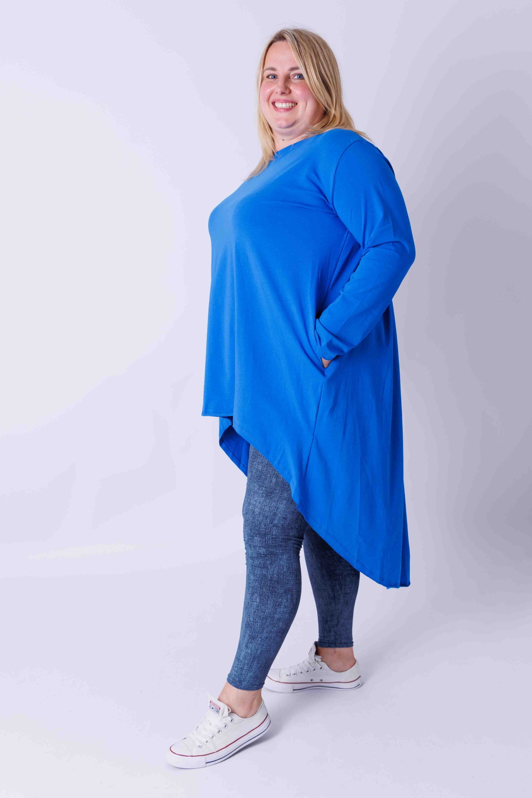Tuniek lange achterkant ca 120 cm katoen