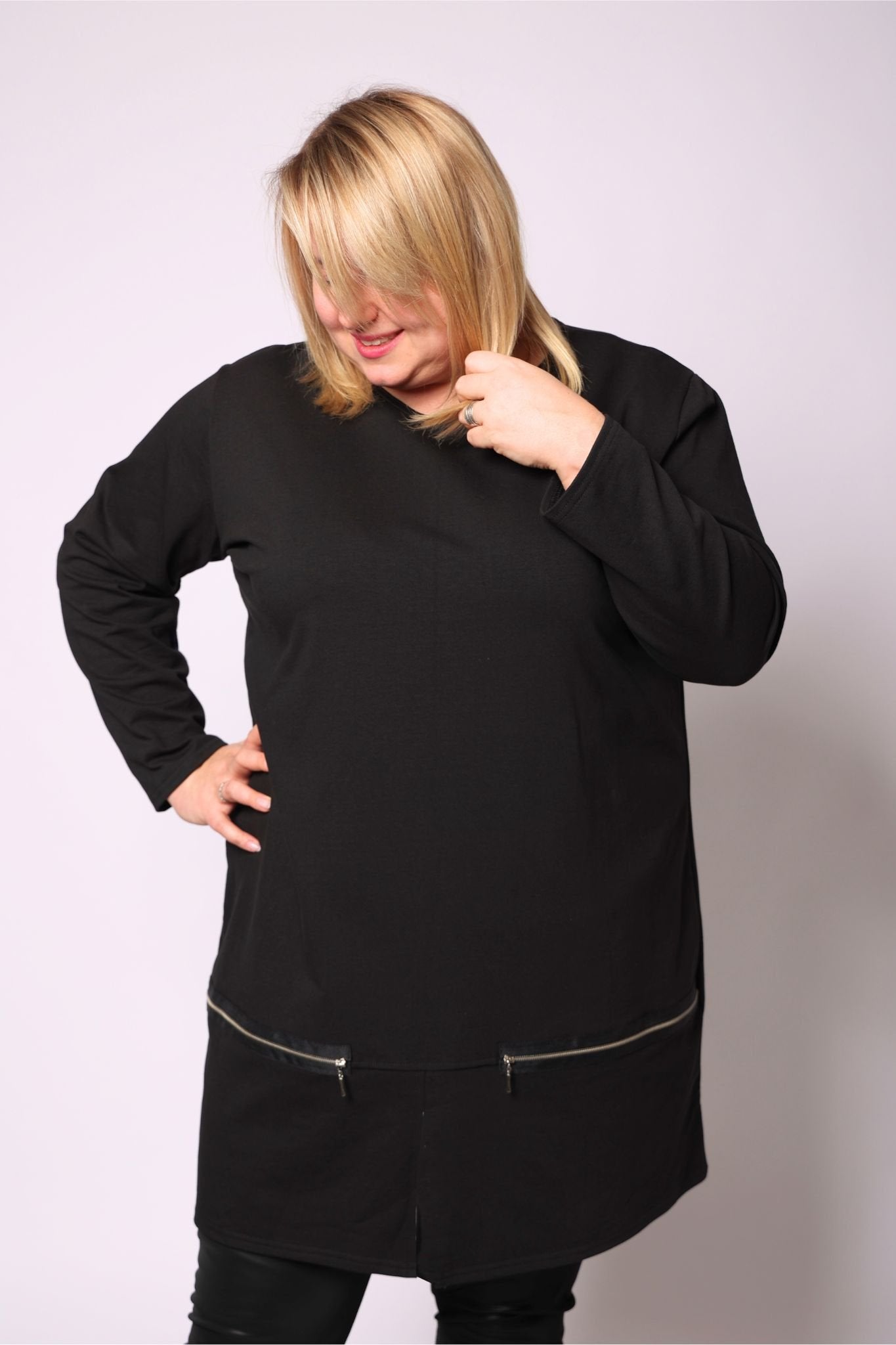 Top Mirjam 100 cm katoen sweaterstof
