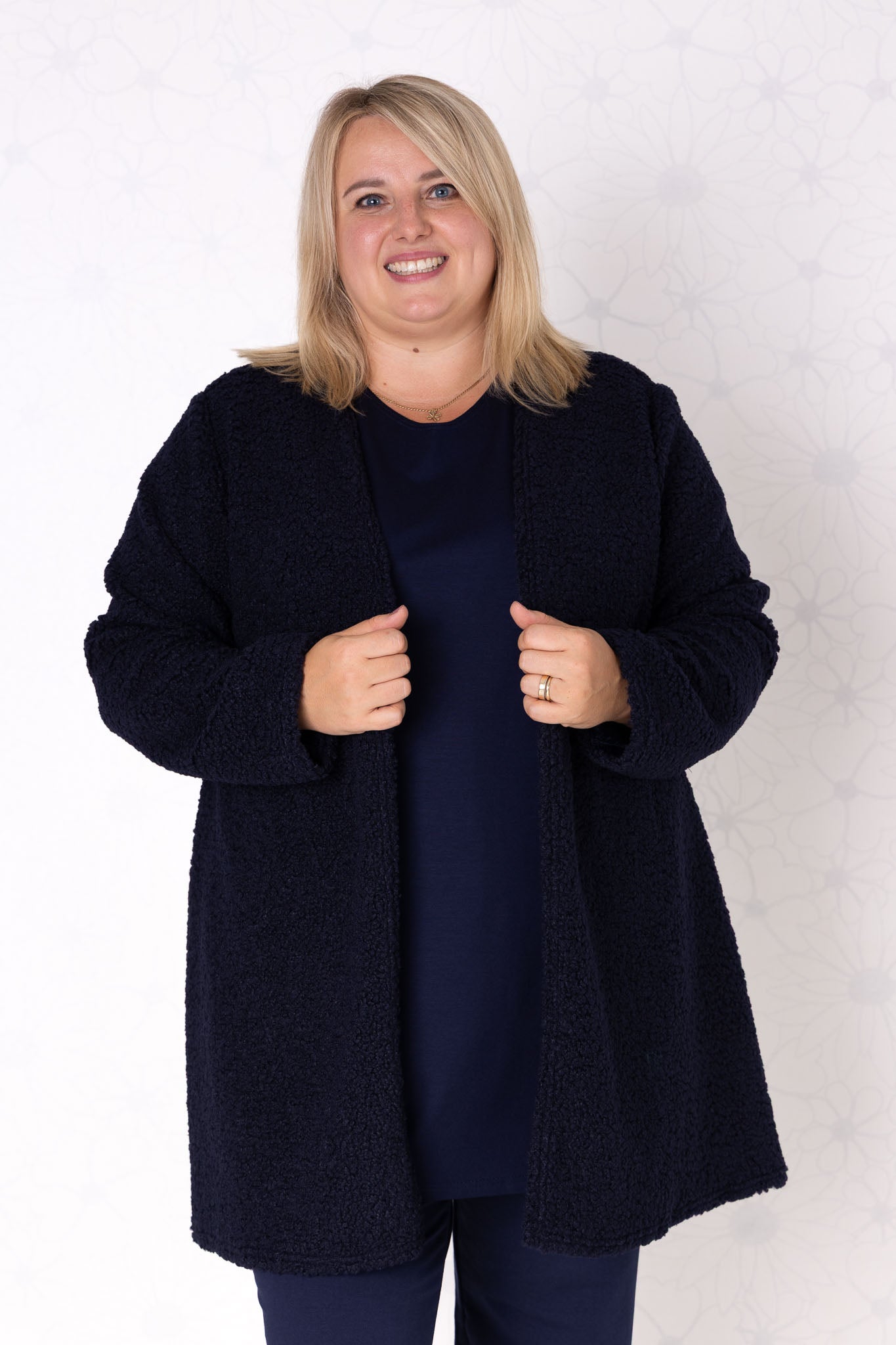 Warme vest Fenna | A-lijn | ca 95 cm