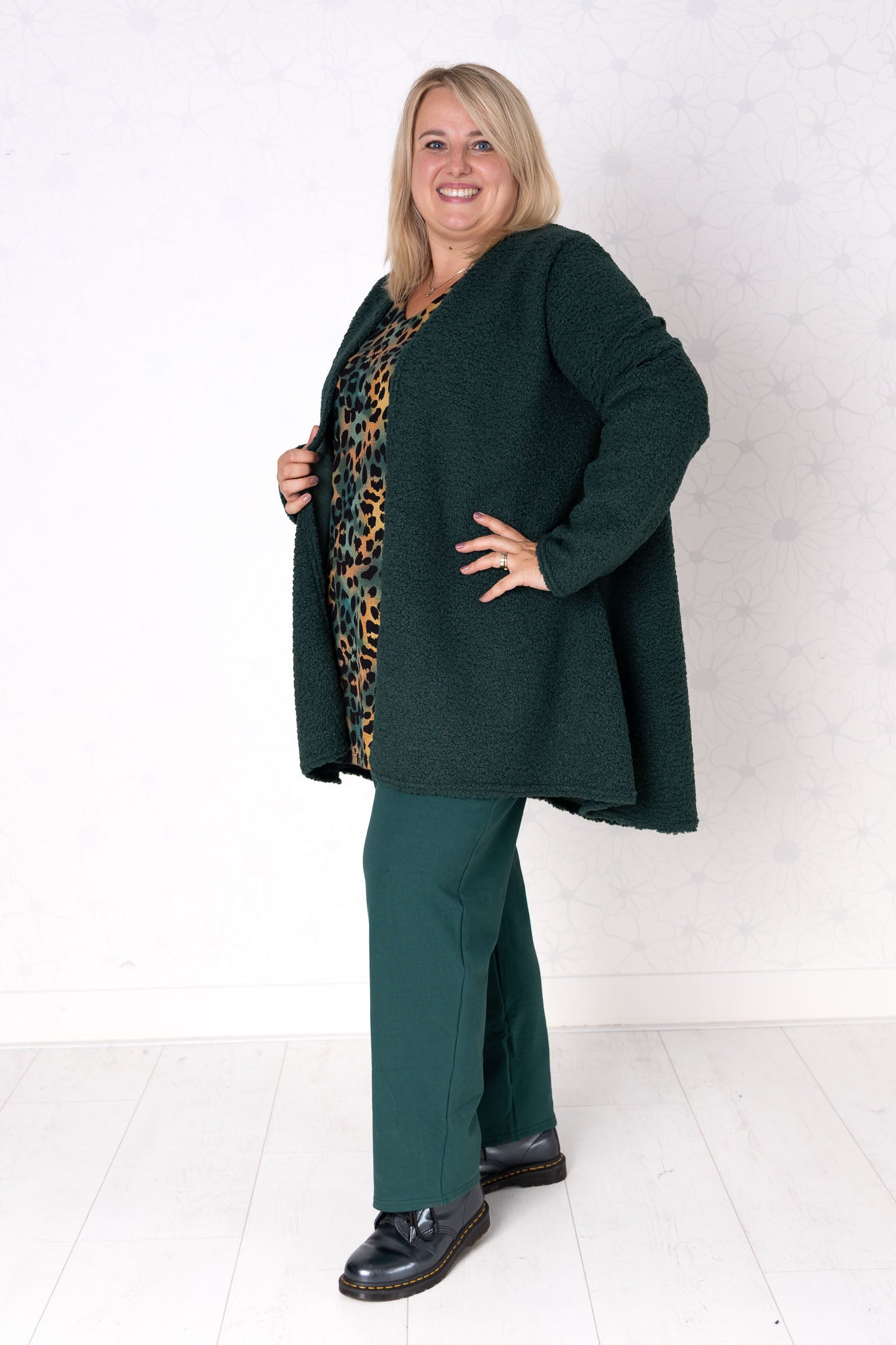 Warme vest Fenna | A-lijn | ca 95 cm