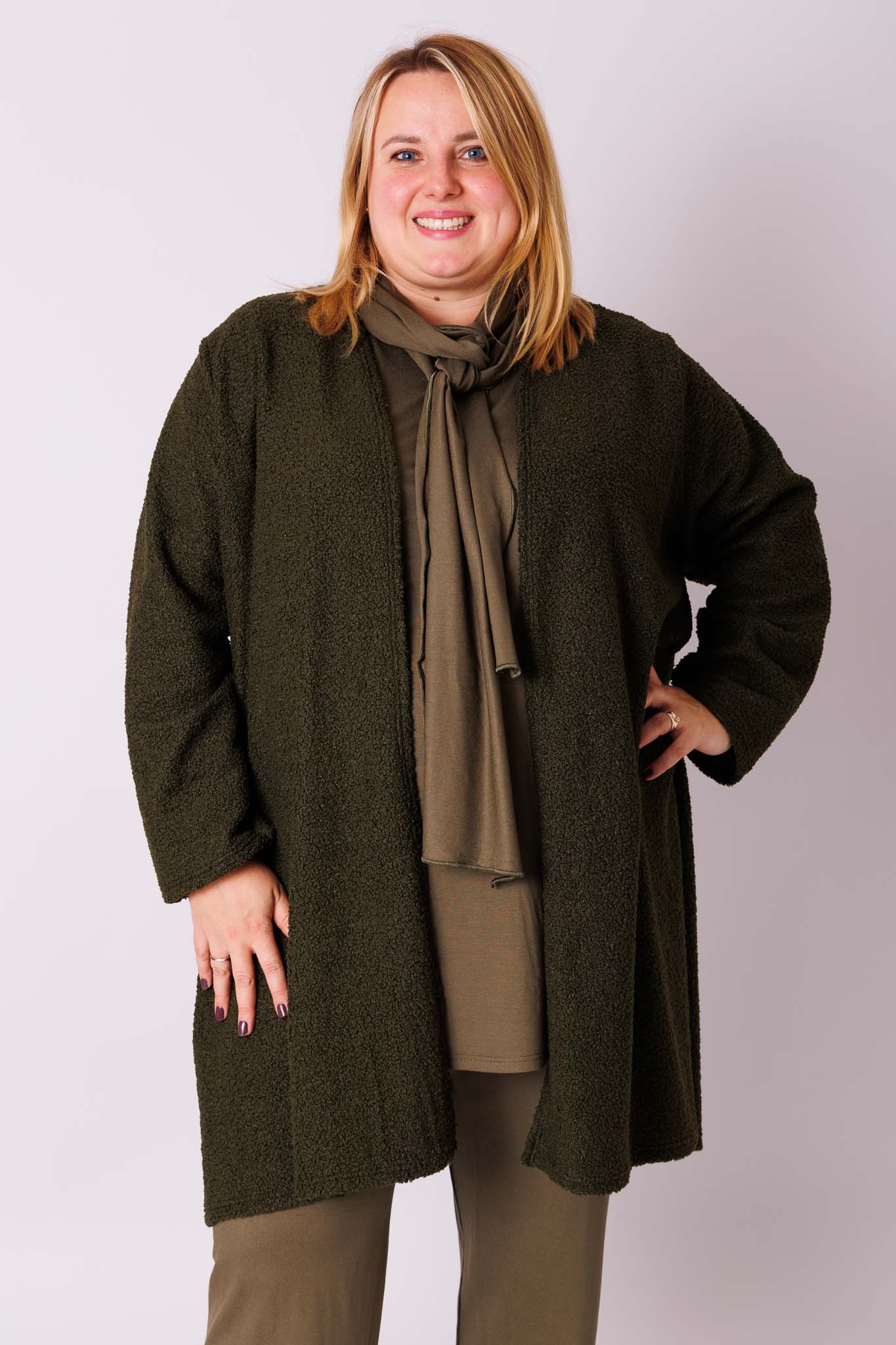 Warme vest Fenna | A-lijn | ca 95 cm