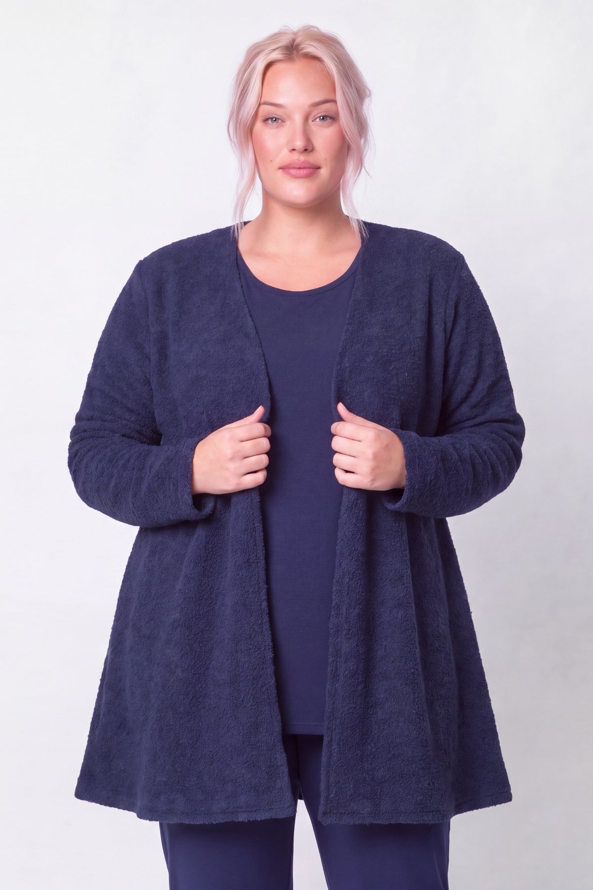 Vest Fenna | Schaapjeslook | Stretch | Lange mouw | 90 cm