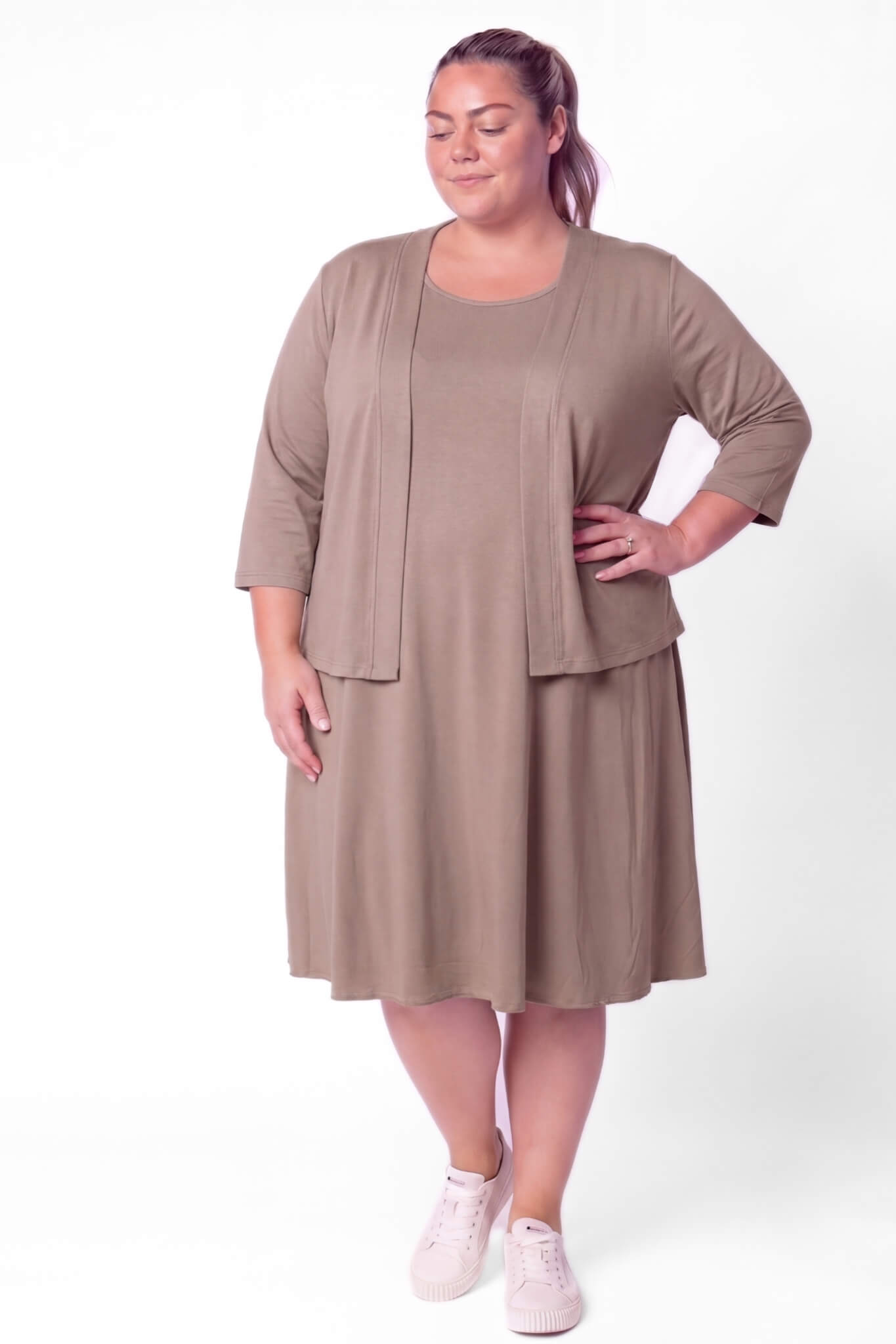 Vestje Janneke | 3/4 mouwen | Viscose | ca. 60cm
