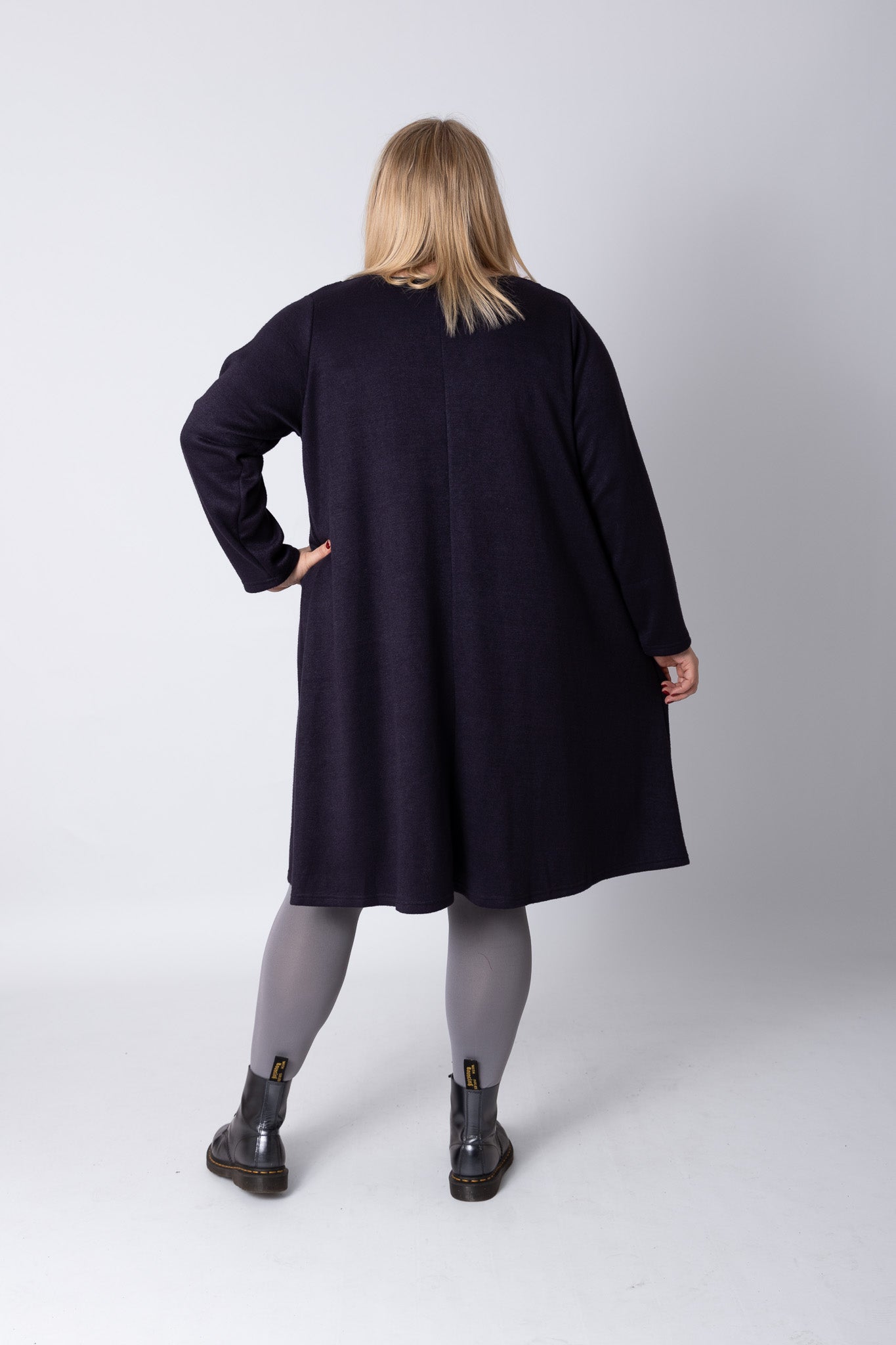 Warme Jurk Linda Wijde A-lijn 105 cm mohito
