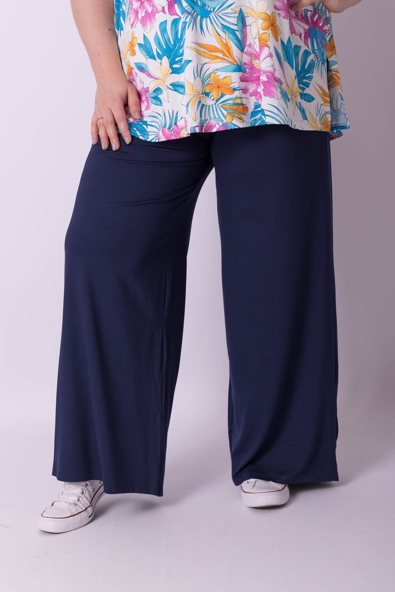 Wijde broek Judith viscose maat 52/56