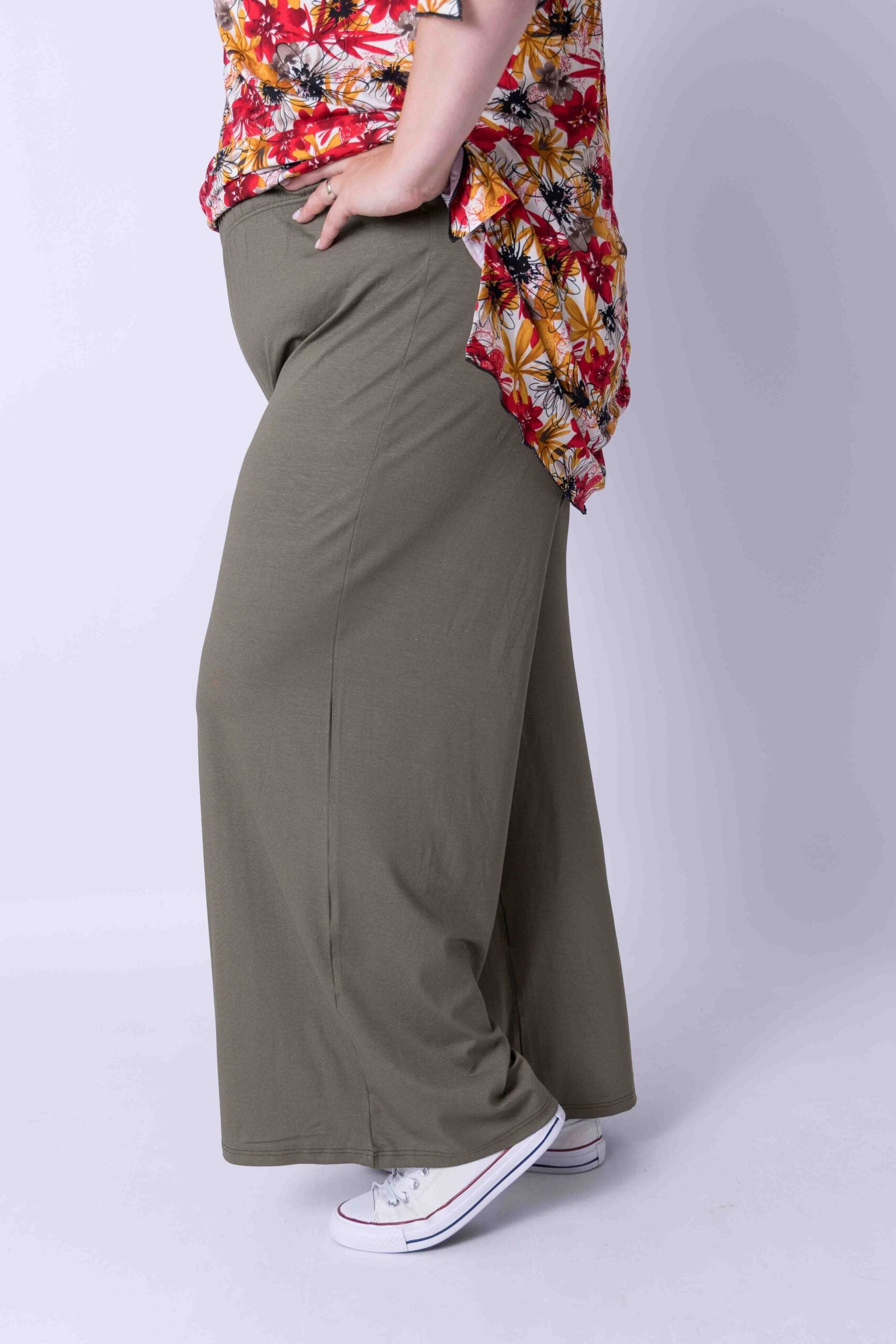 Wijde broek Judith viscose maat 52/56